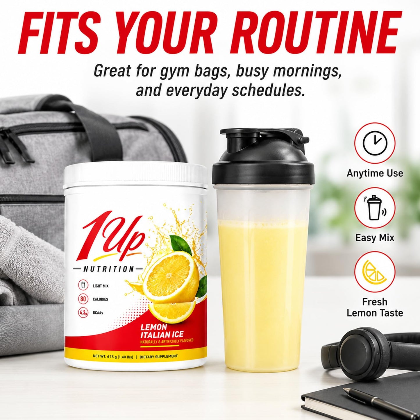 1Up Nutrition Protein Powder, Lemon Flavor, 1 Ounce