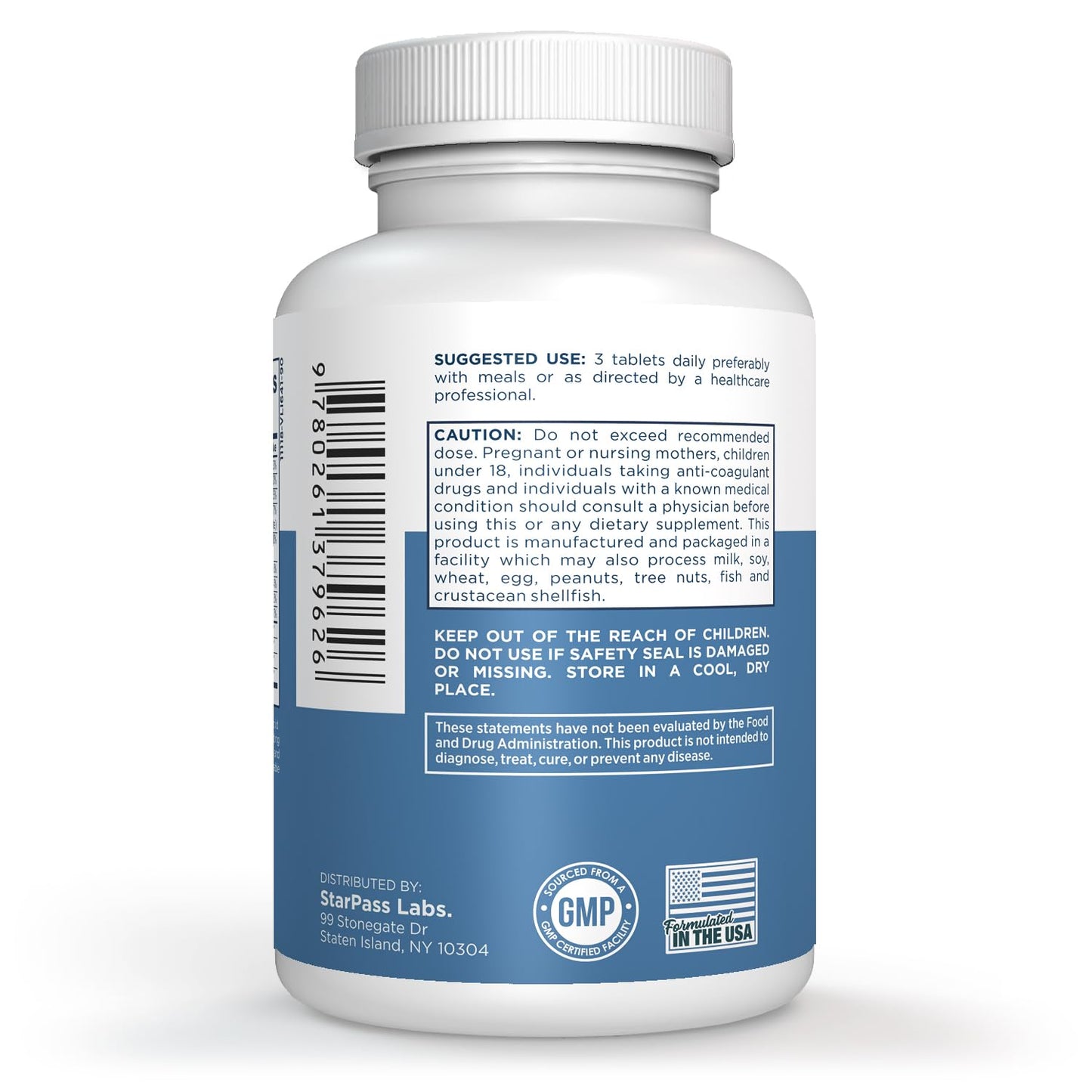 StarPass Labs Bone MD Osteo Strength Ultimate Health Support, 90 Tablets