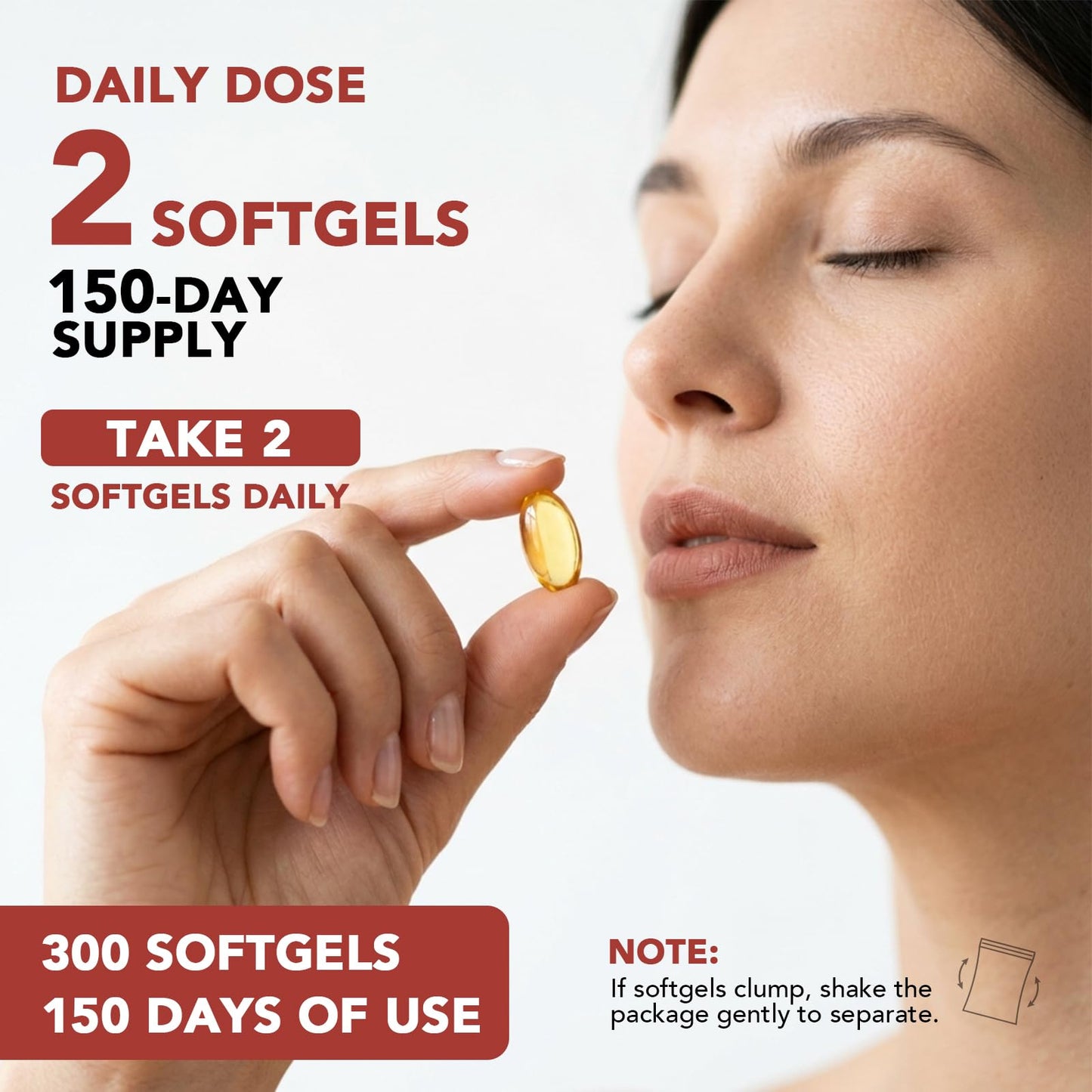 SHAPEINGIRL Odorless Aged Garlic Extract Softgels 300