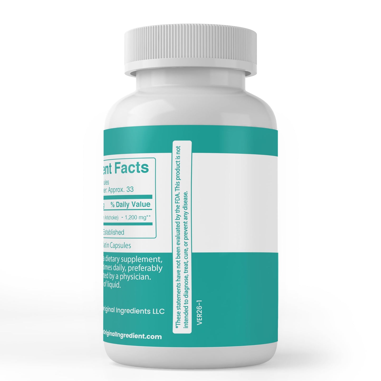 Pure Original Ingredients Inulin Capsule, 100 Capsules
