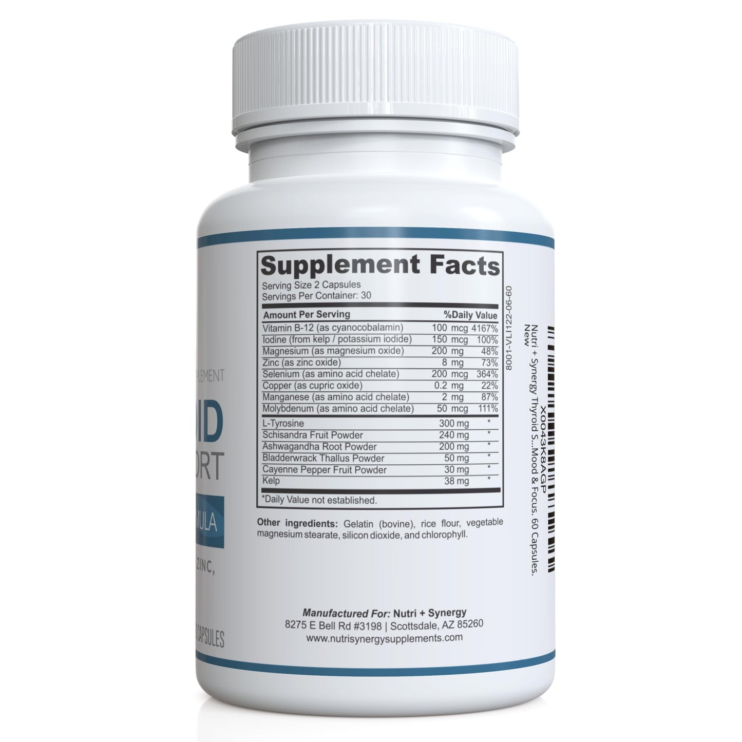 Nutri + Synergy Thyroid Support Capsule 60 Capsules
