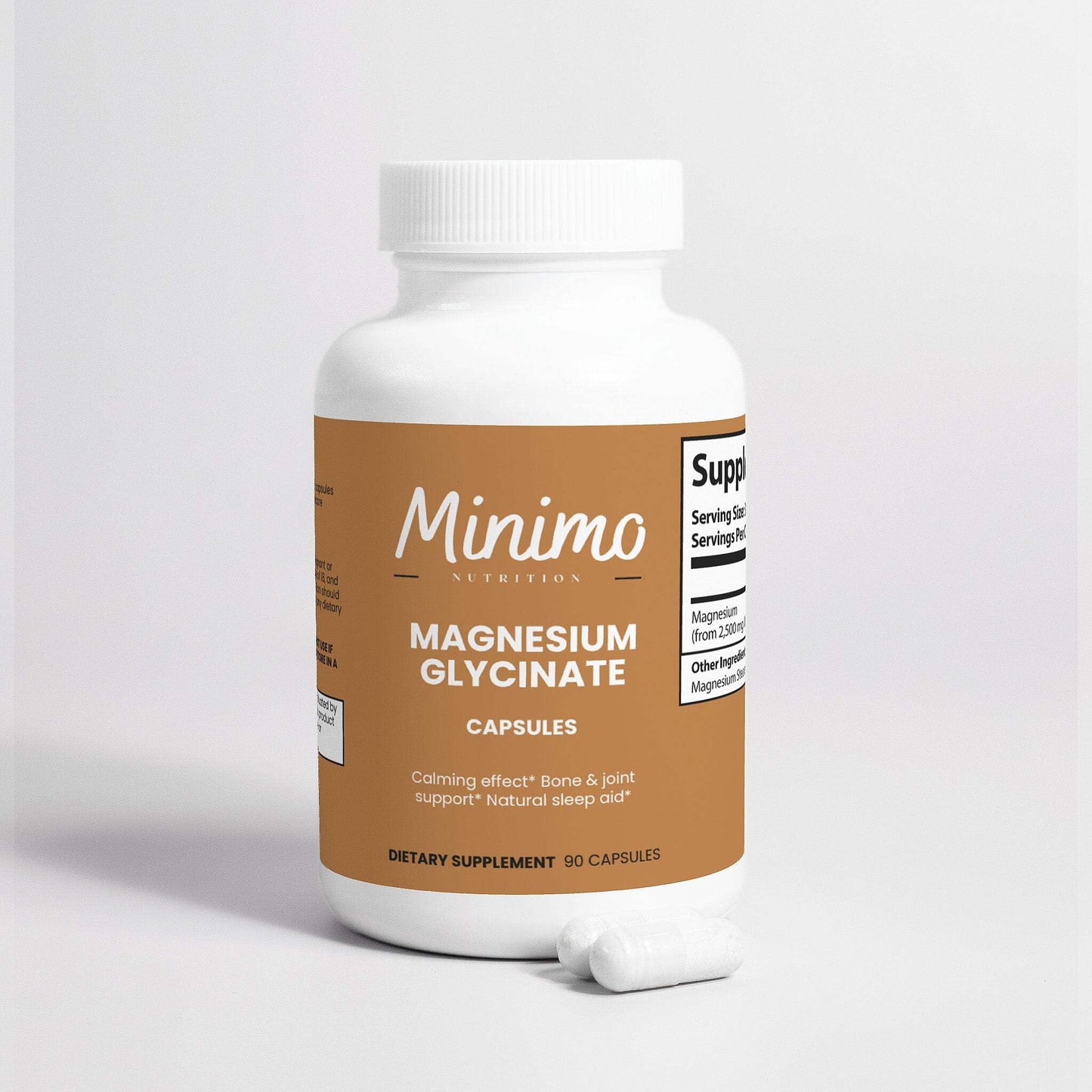 Minimo Nutrition Magnesium Glycinate 275mg Capsule, 90 Capsules