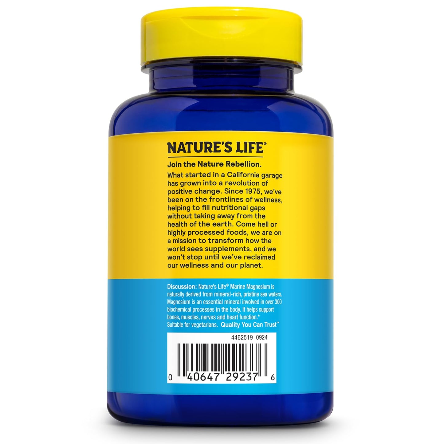 Nature's Life Marine Magnesium 500mg Capsule 100
