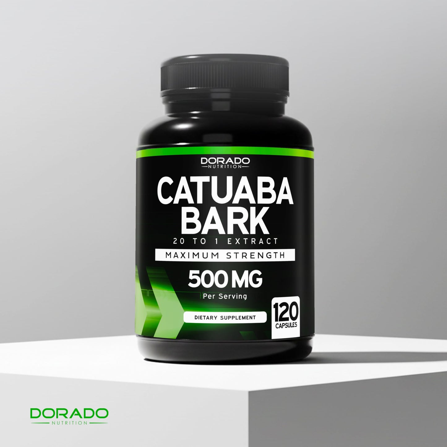DORADO NUTRITION Catuaba Bark Extract 10,000mg Per Serving Capsules 120 Count