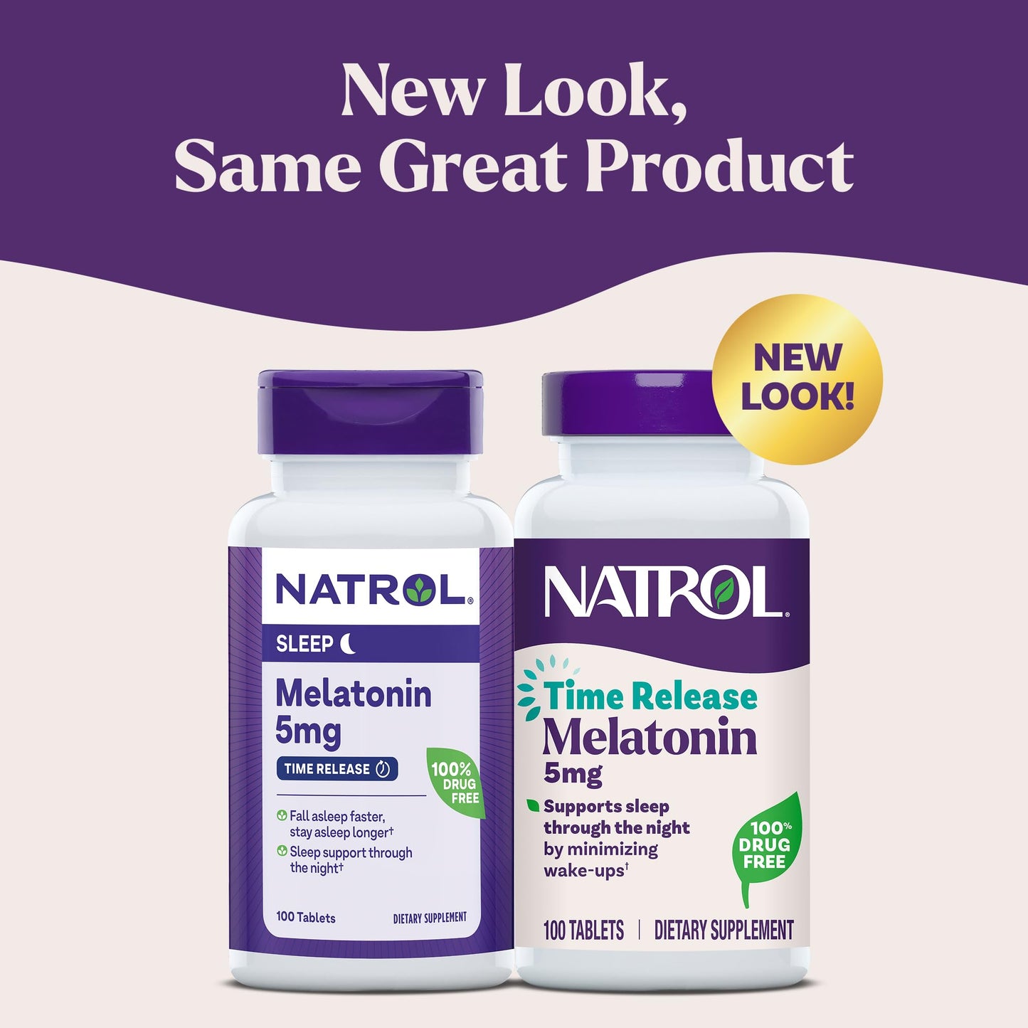 Natrol Melatonin 5 mg Time Release Nighttime Sleep Aid, 90 Tablets