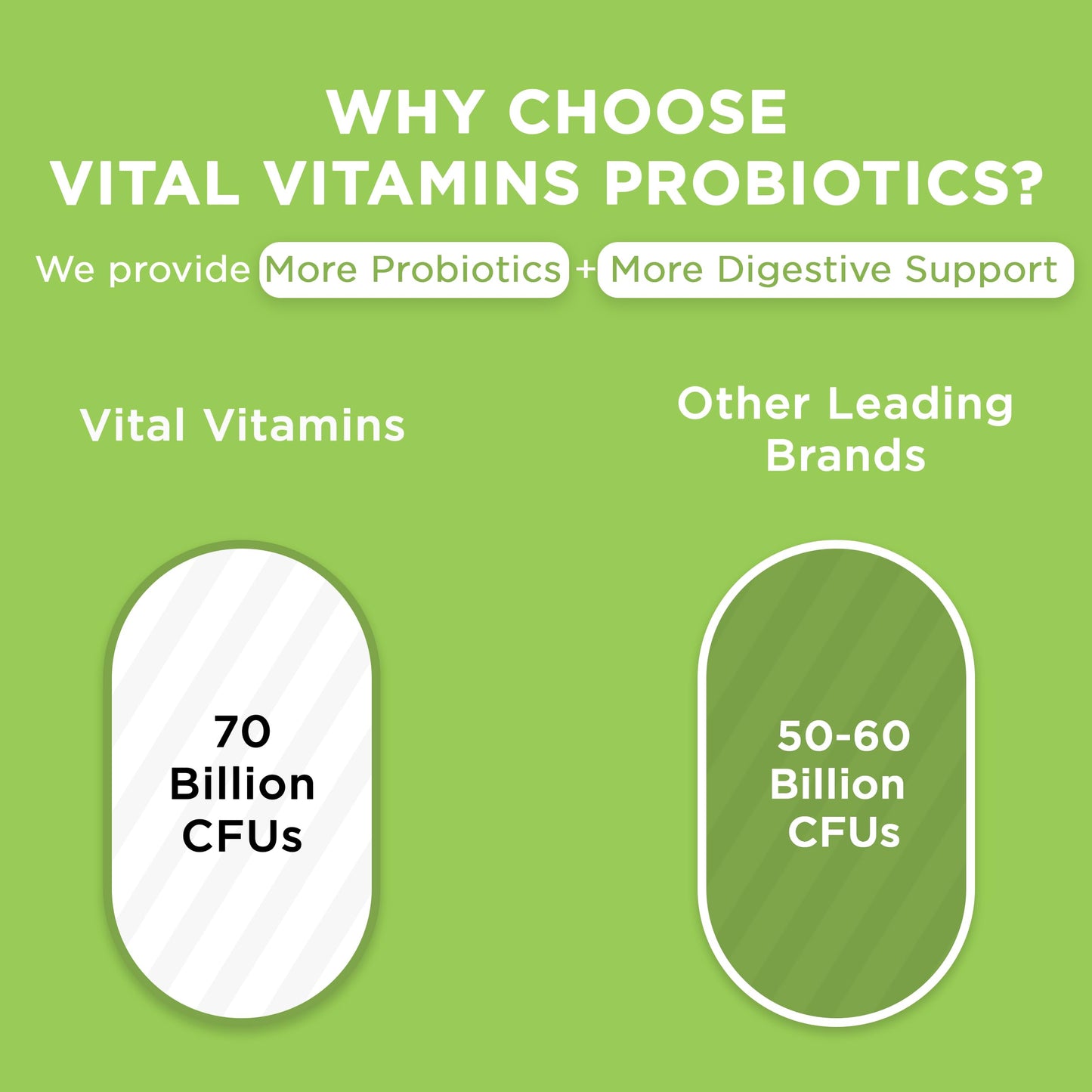 Vital Vitamins Probiotic Complex Capsule 30 Count