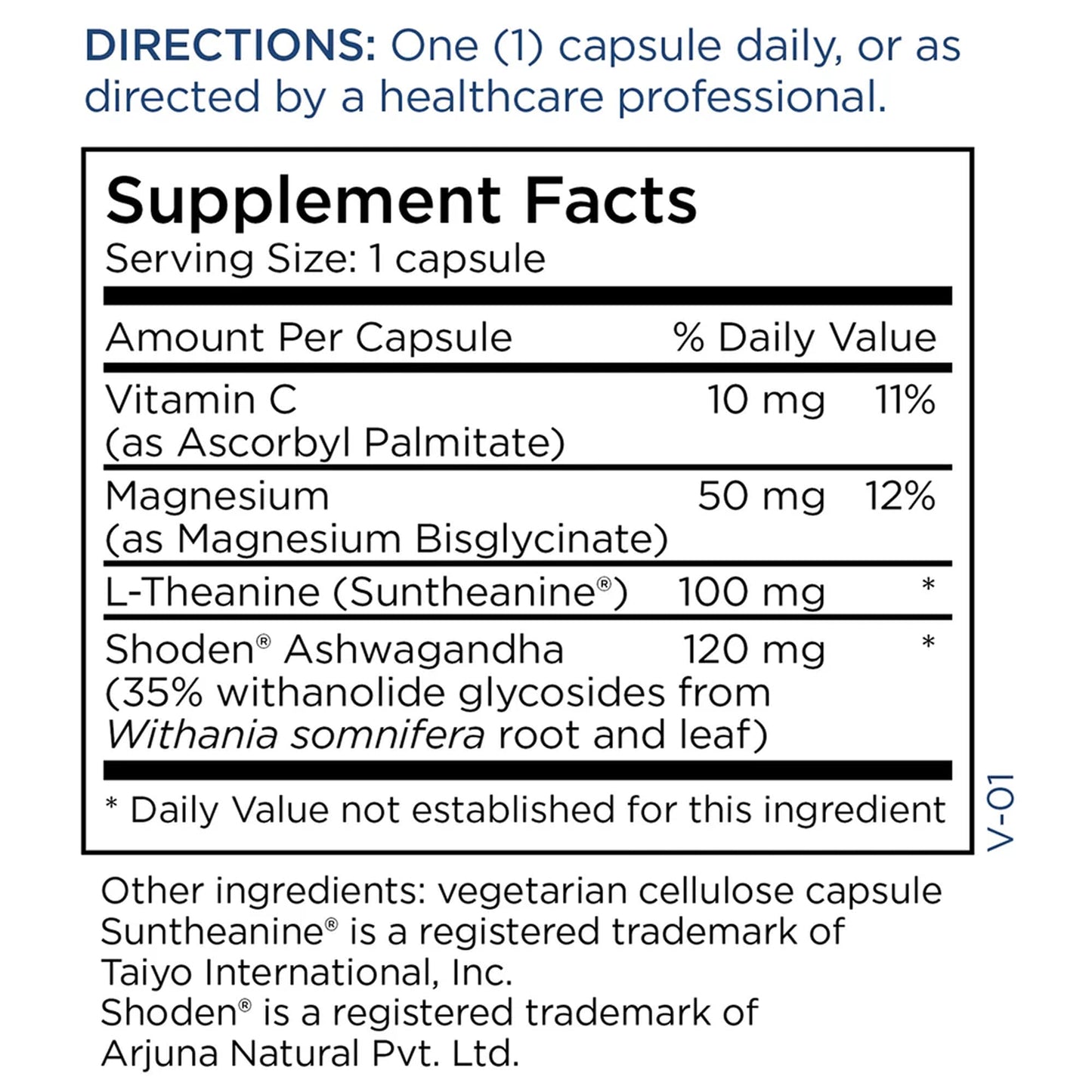 Metabolic Maintenance Ashwagandha Plus Shoden Extract, L-Theanine & Magnesium 60 Capsules