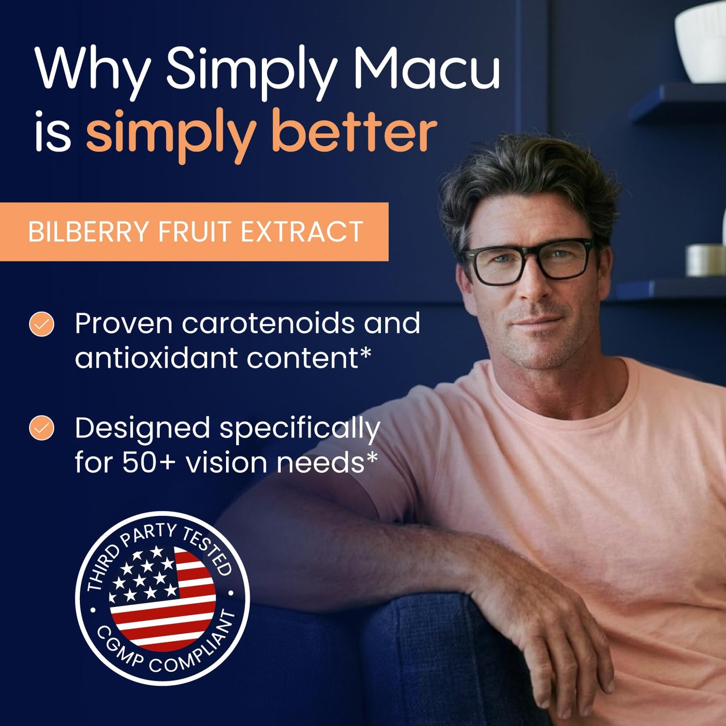Simply Nature's Pledge Macu MD – Advanced Vision Support Capsules, 90 Count