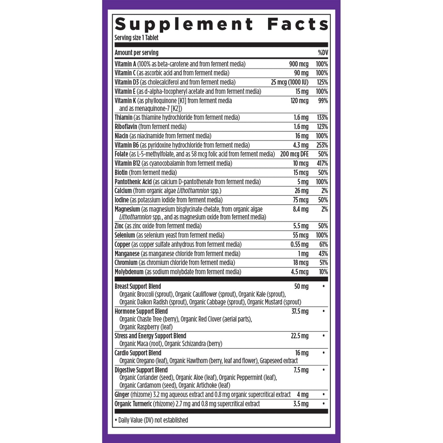 New Chapter Women’s Multivitamin 40+, 72 Tablets