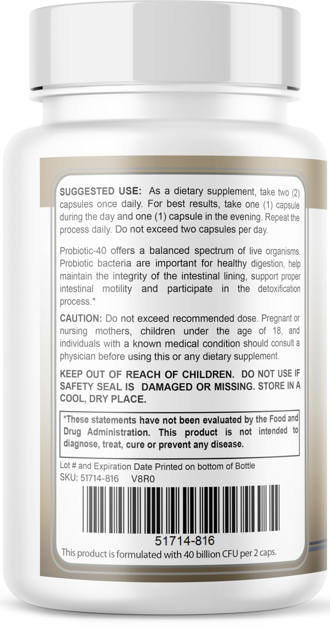 Naturonel Complete Gut Restore Probiotics Capsule 60 Count