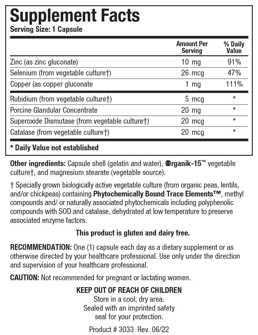 BIOTICS RESEARCH GTA-Forte Endocrine Glands Support Capsules 90