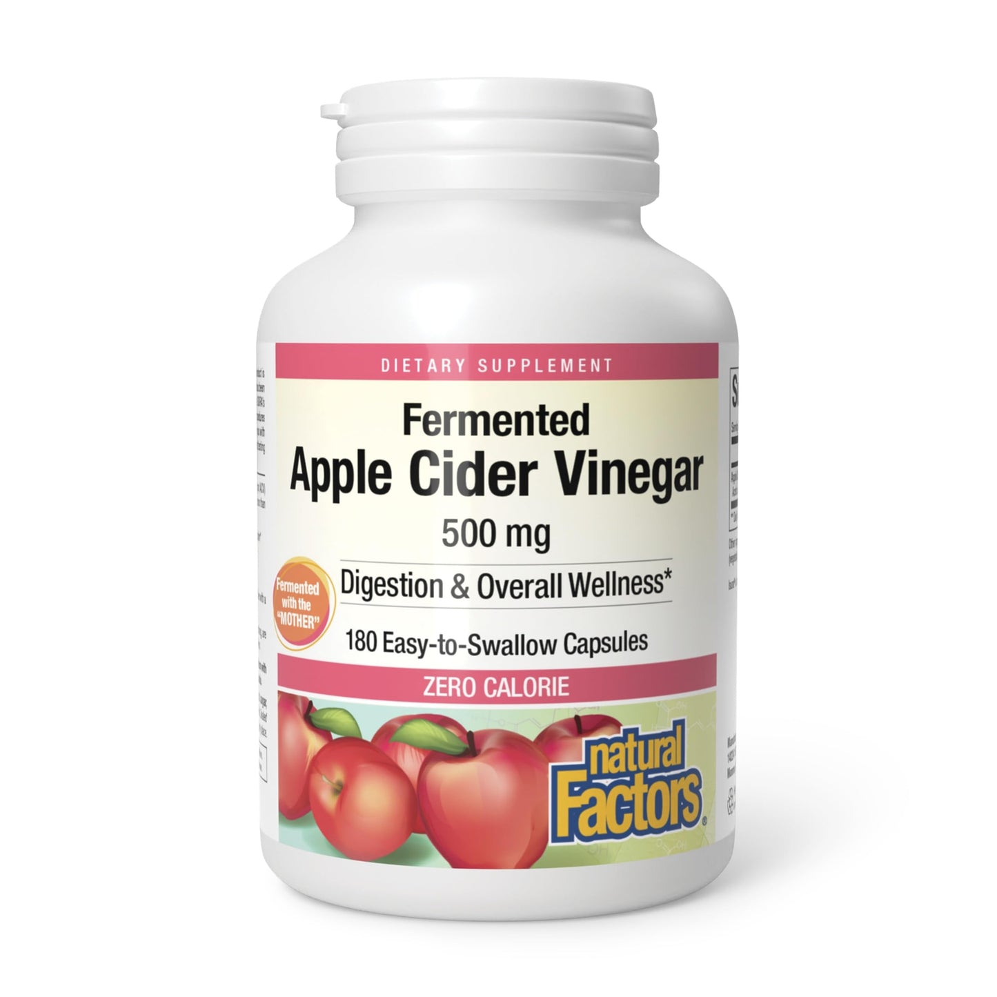 Natural Factors Apple Cider Vinegar Capsule 180