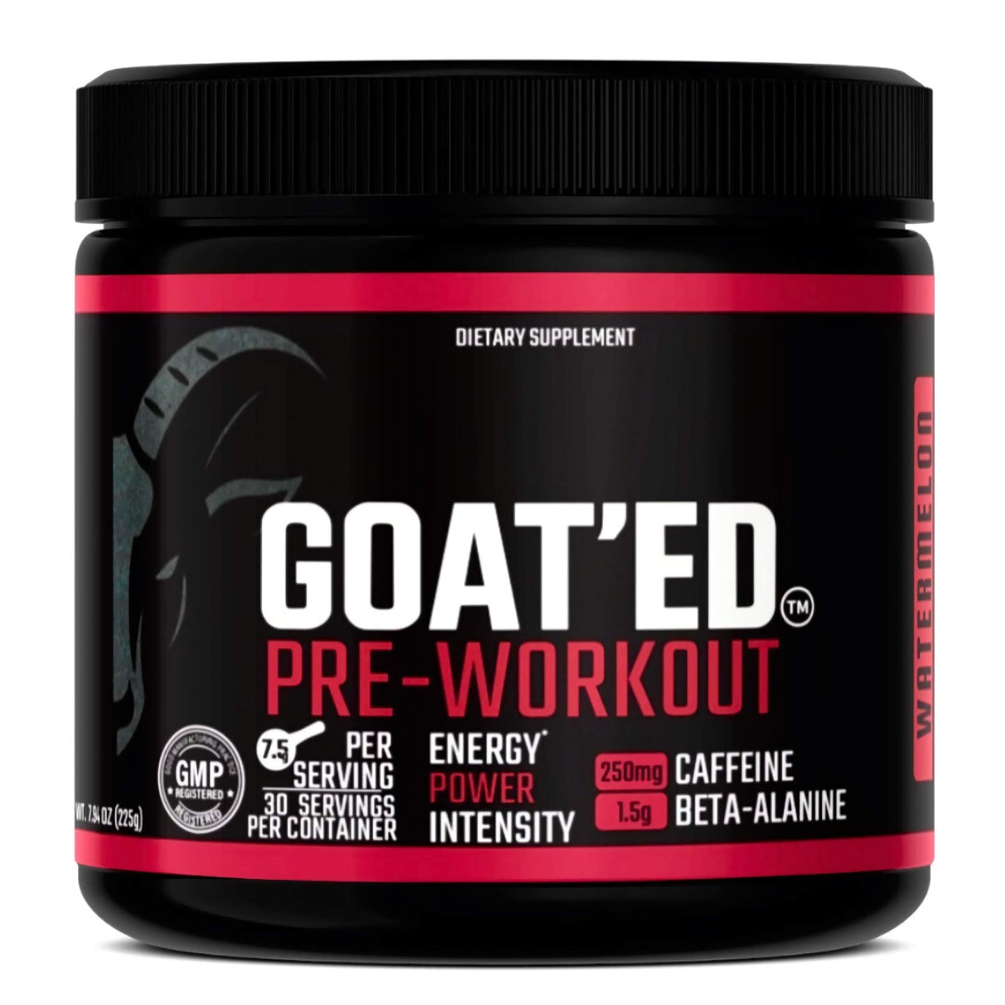GOAT'ED Pre Workout Powder 7.94 Ounces