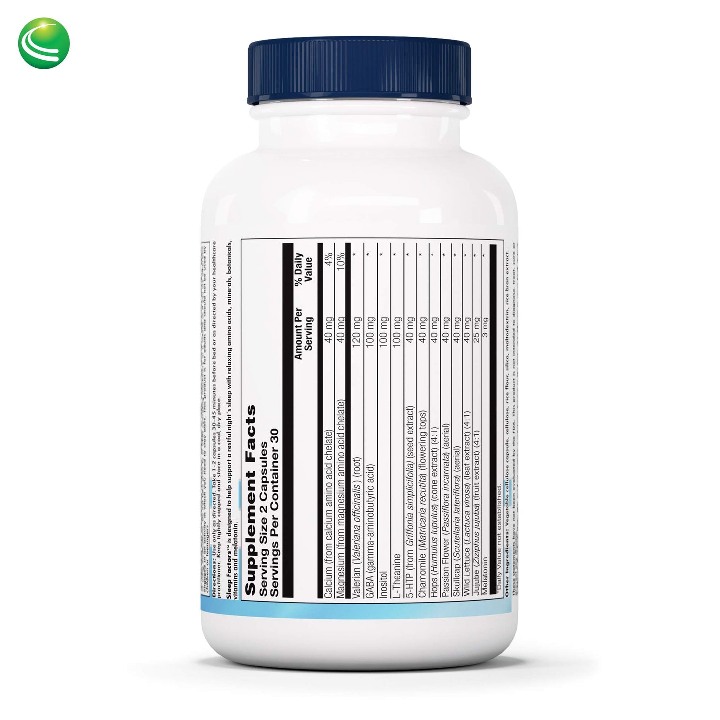 Nutra BioGenesis Sleep Factors Sleep Aid Capsules, 60 Count