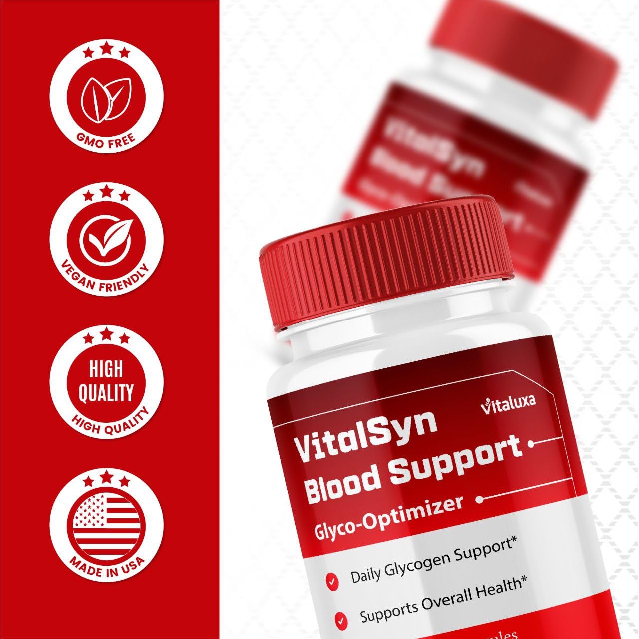 Vitaluxa Blood Support Capsules, 60 Count