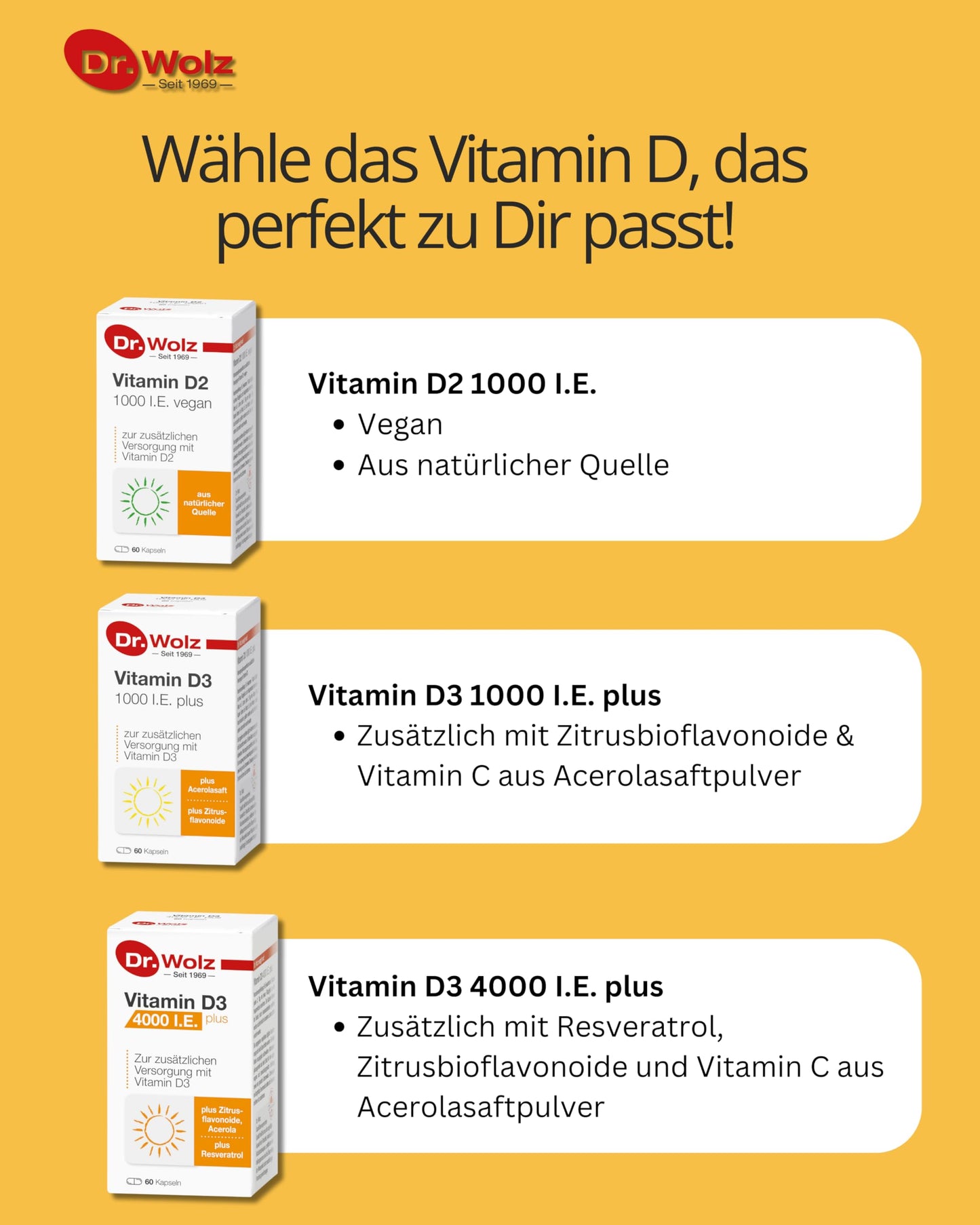 Dr. Wolz Vitamin D3 4000 Plus Capsule 1