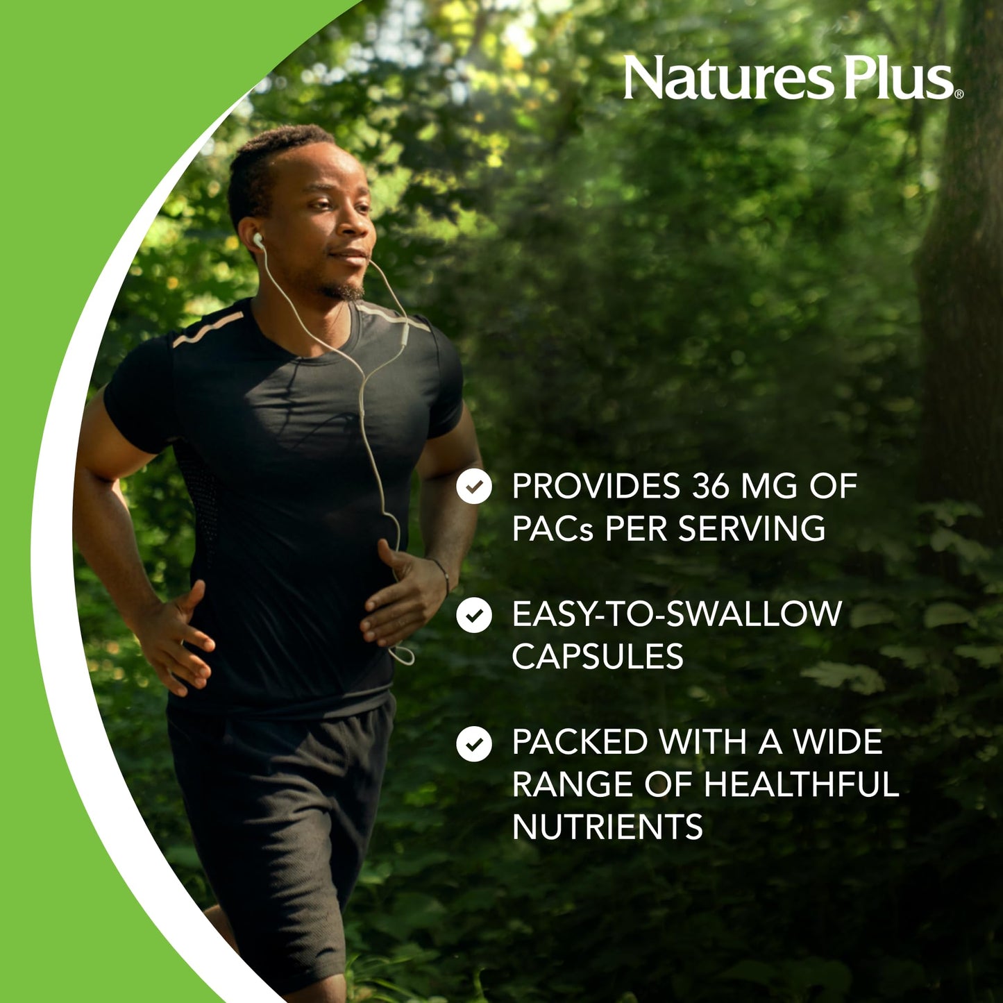 NaturesPlus Organic Cranberry 500 mg Capsules, 60 Count