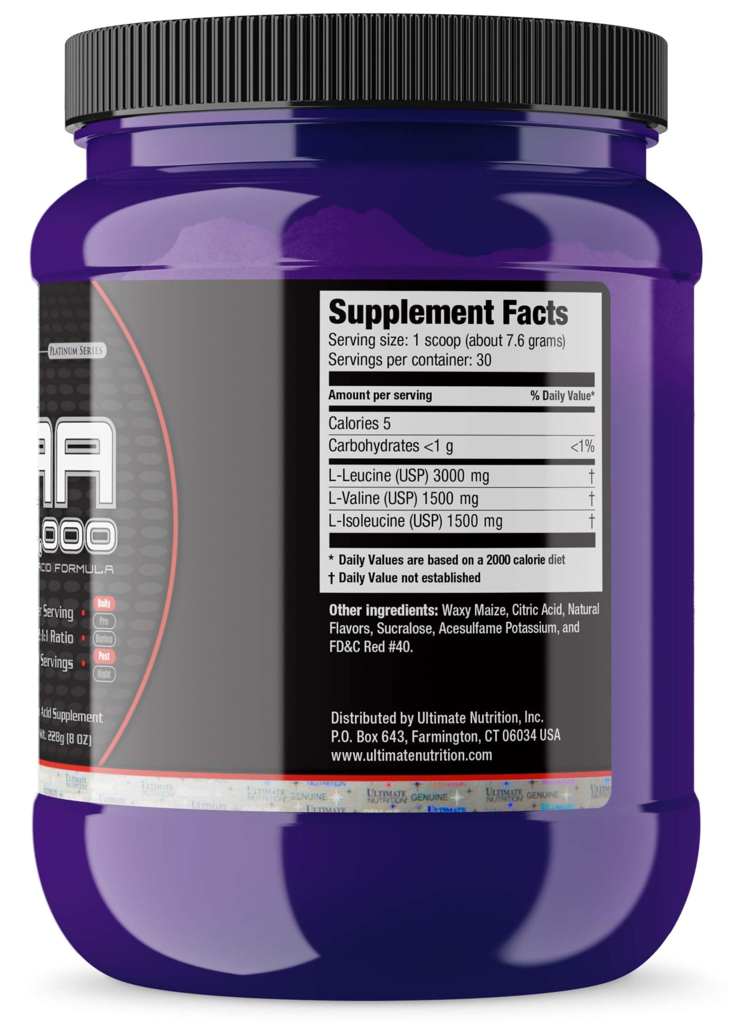 Ultimate Nutrition BCAA Powder Pink Lemonade 8 oz