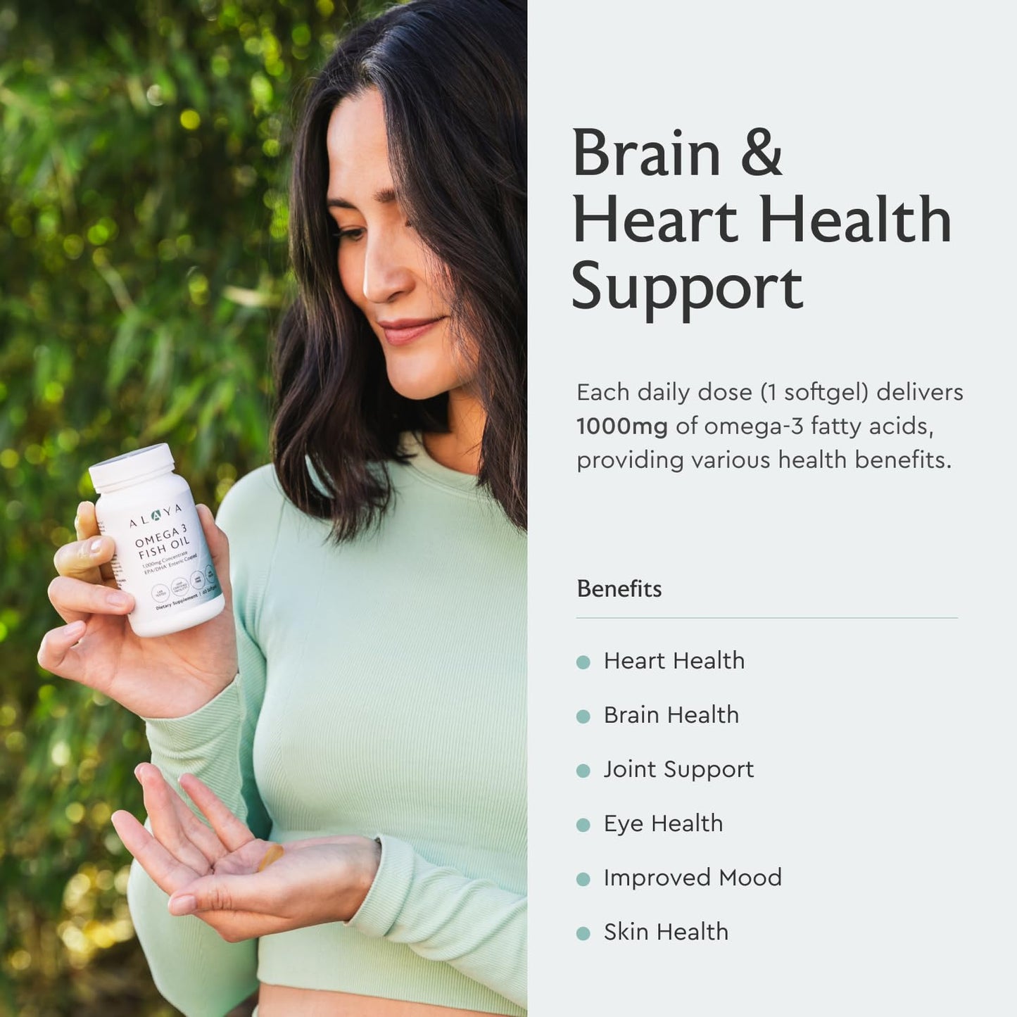Alaya Naturals Omega 3 Fish Oil Softgels 60