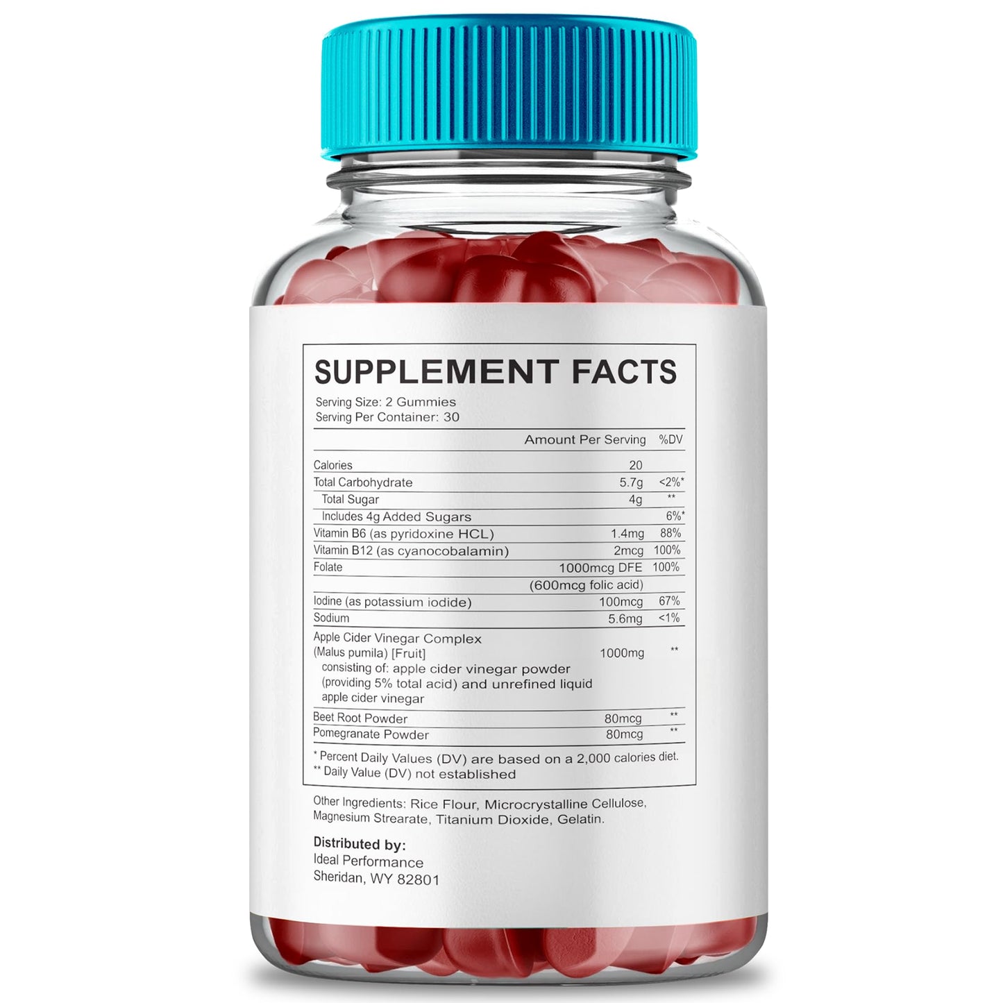 IDEAL PERFORMANCE Primo TRT Gummies 120 Gummies