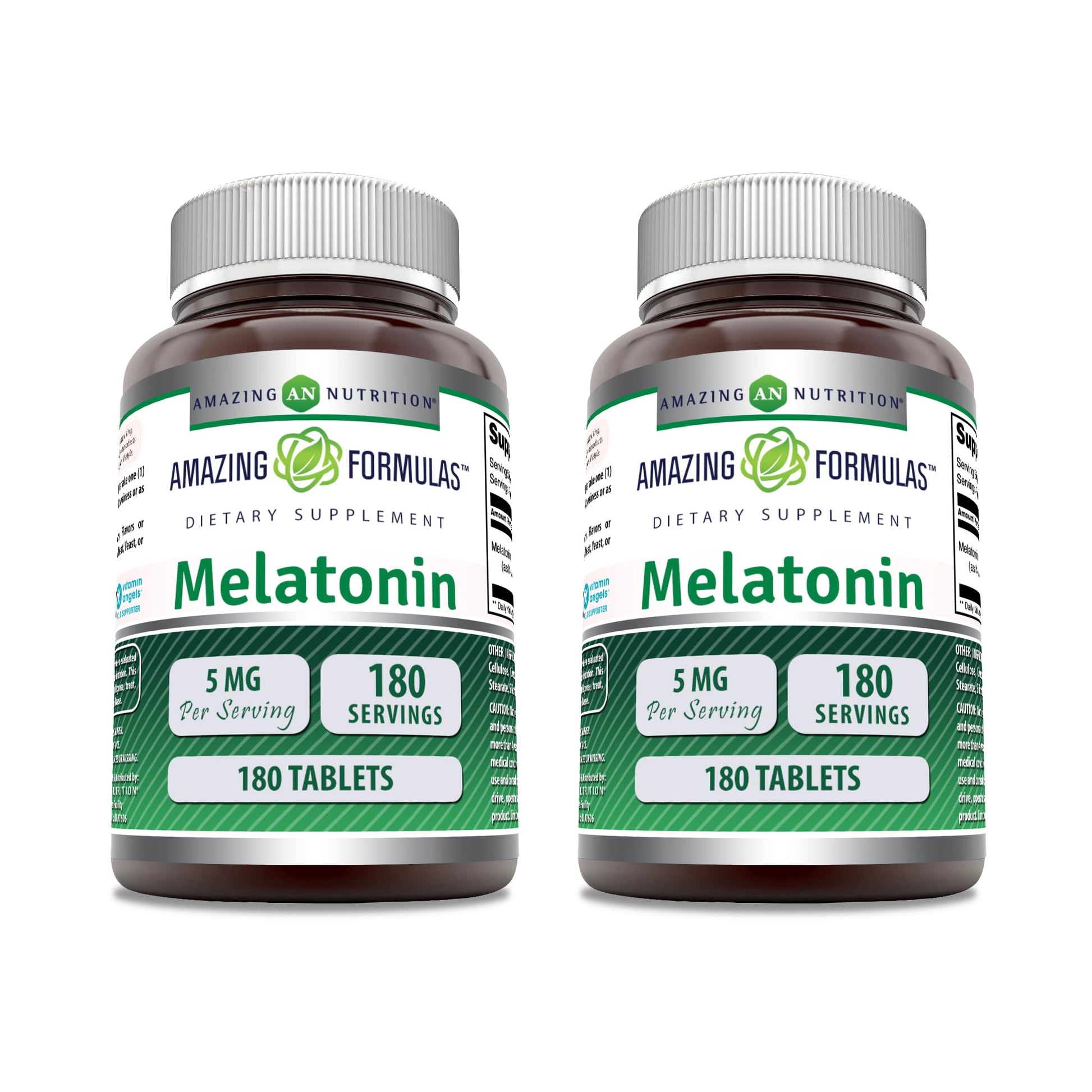 Amazing Nutrition Melatonin Supplement 5 mg Per Serving, 360 Tablets