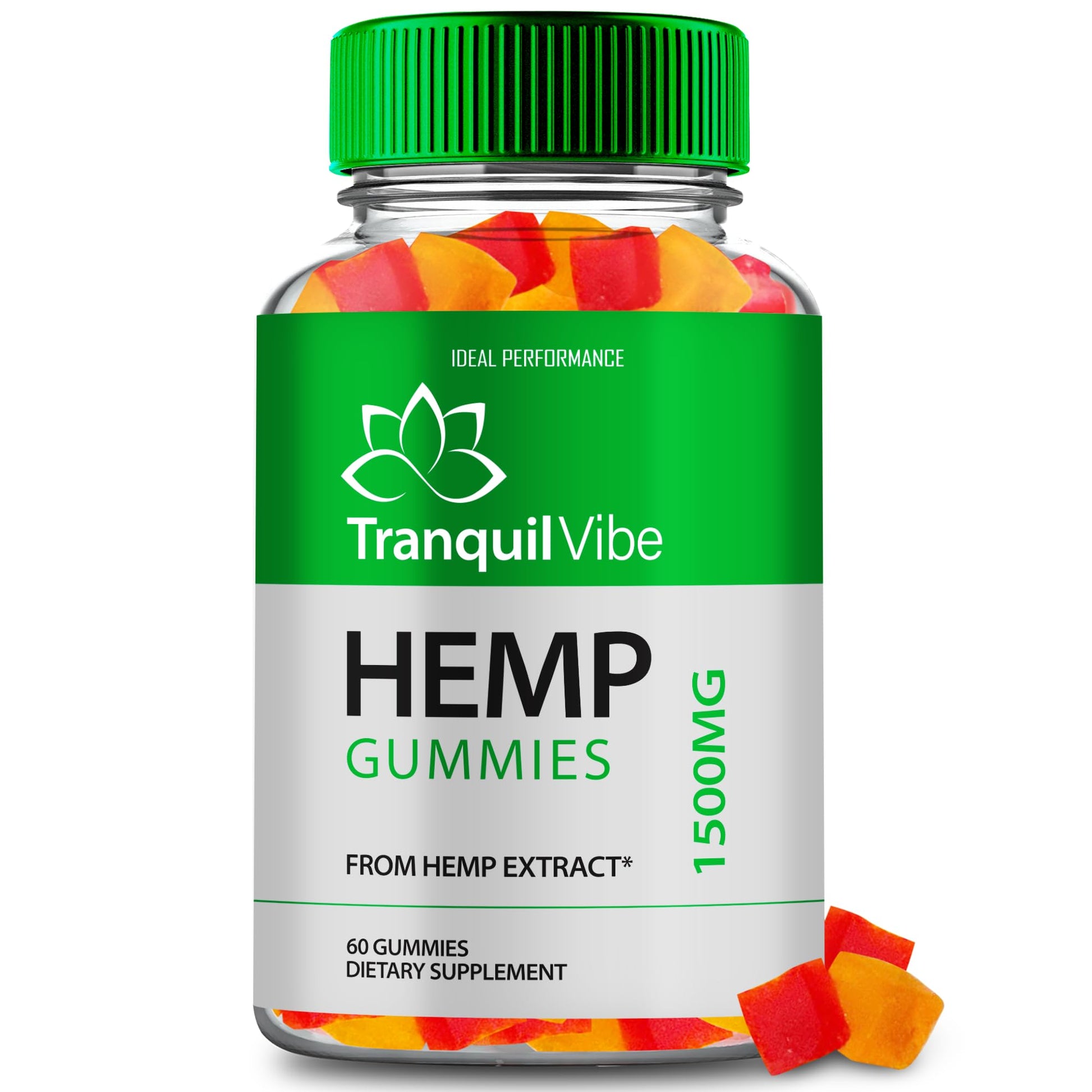 IDEAL PERFORMANCE Tranquil Vibe Hemp Gummies Gummy 60 Count