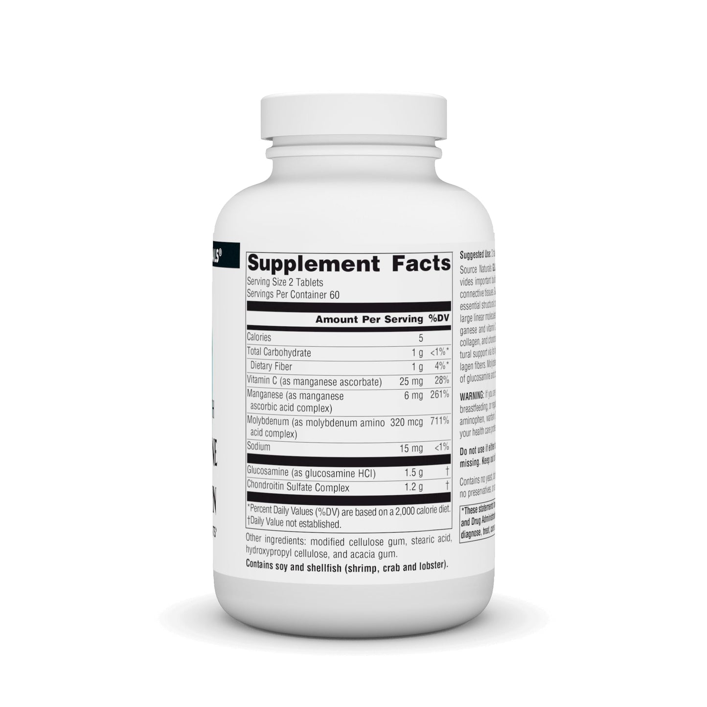 Source Naturals Glucosamine Chondroitin Extra Strength Tablets 120 Count