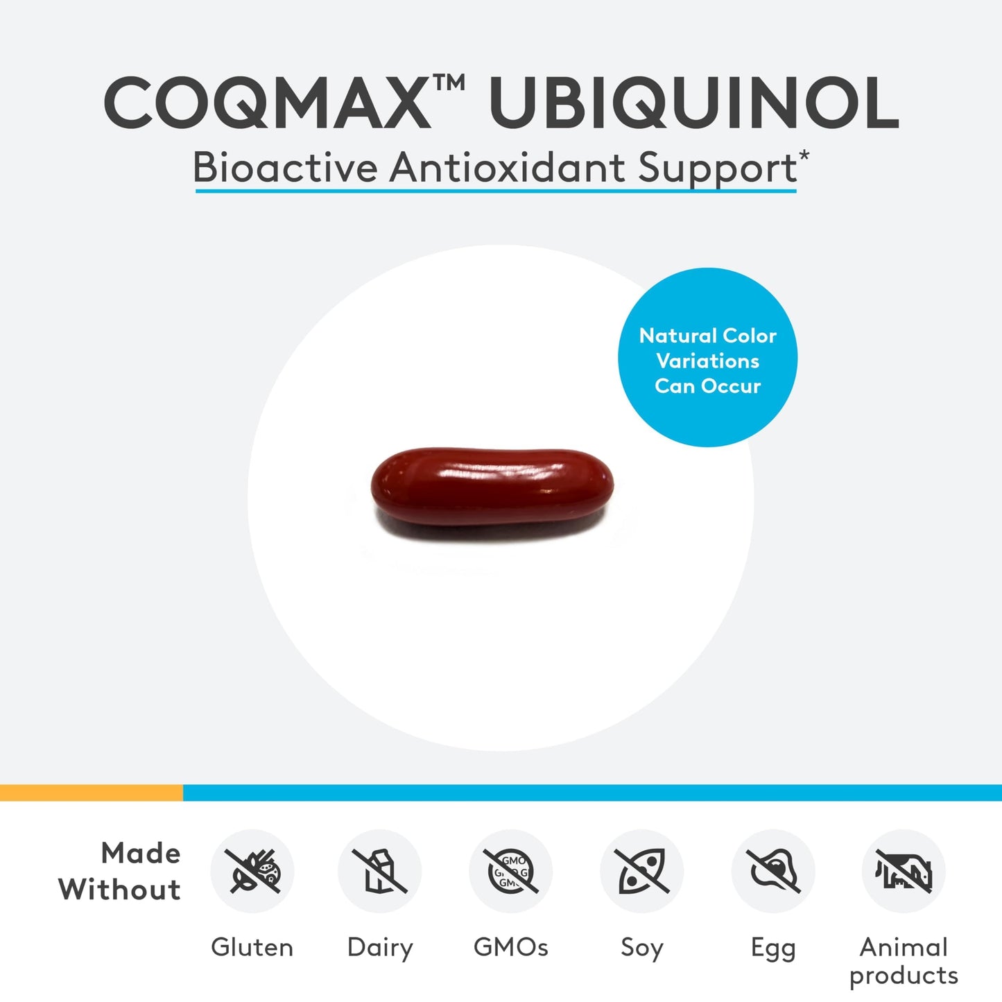 XYMOGEN CoQmax Ubiquinol 200mg CoQ10 Softgels, 30 Count