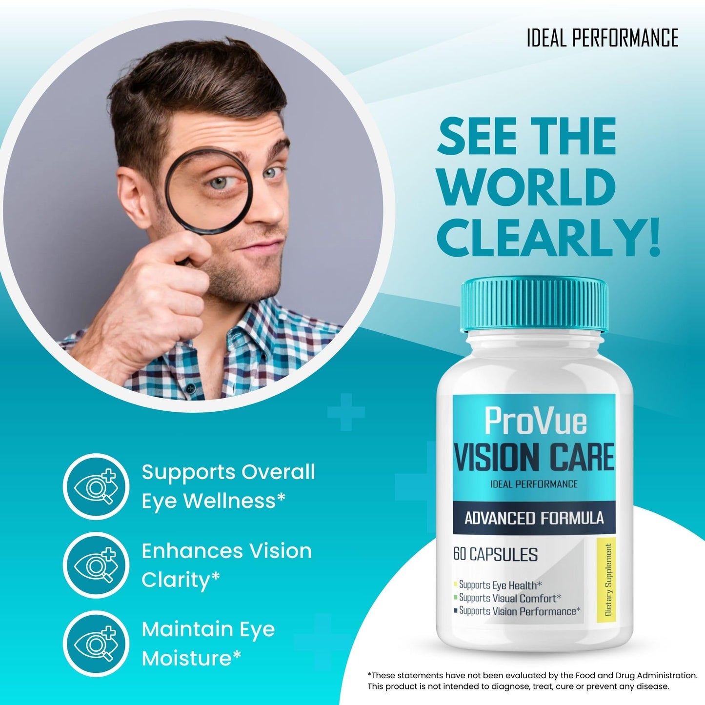 IDEAL PERFORMANCE ProVue Vision Care Eye Capsules 120 Capsules