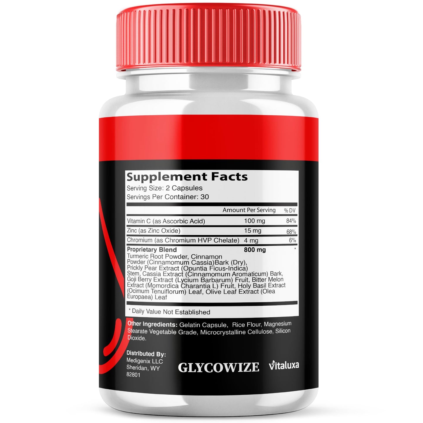 Vitaluxa Glycowize Glycogen Support 300 Capsules