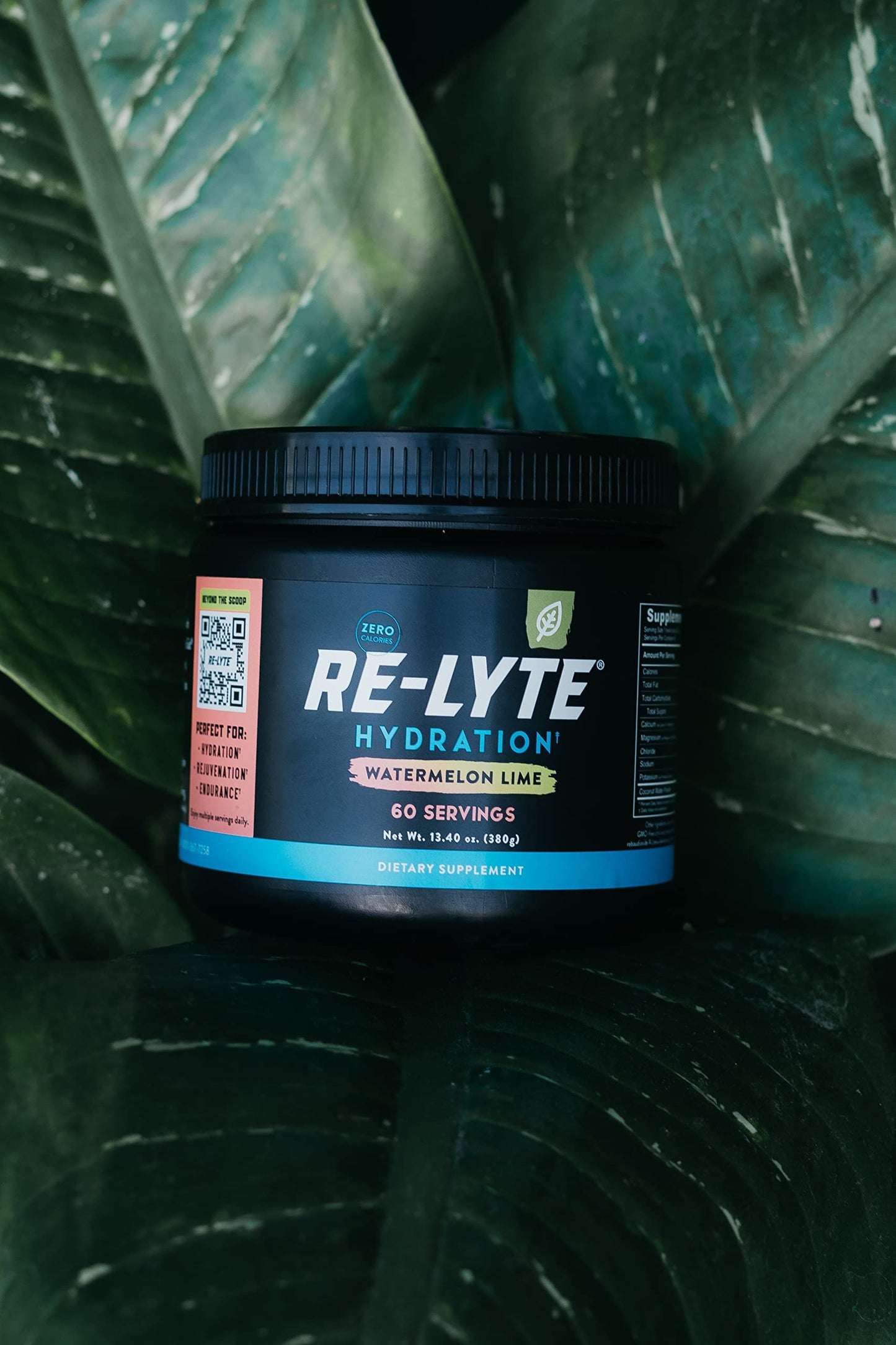 REDMOND Re-Lyte Electrolyte Powder Watermelon Lime, 13.4 Ounce