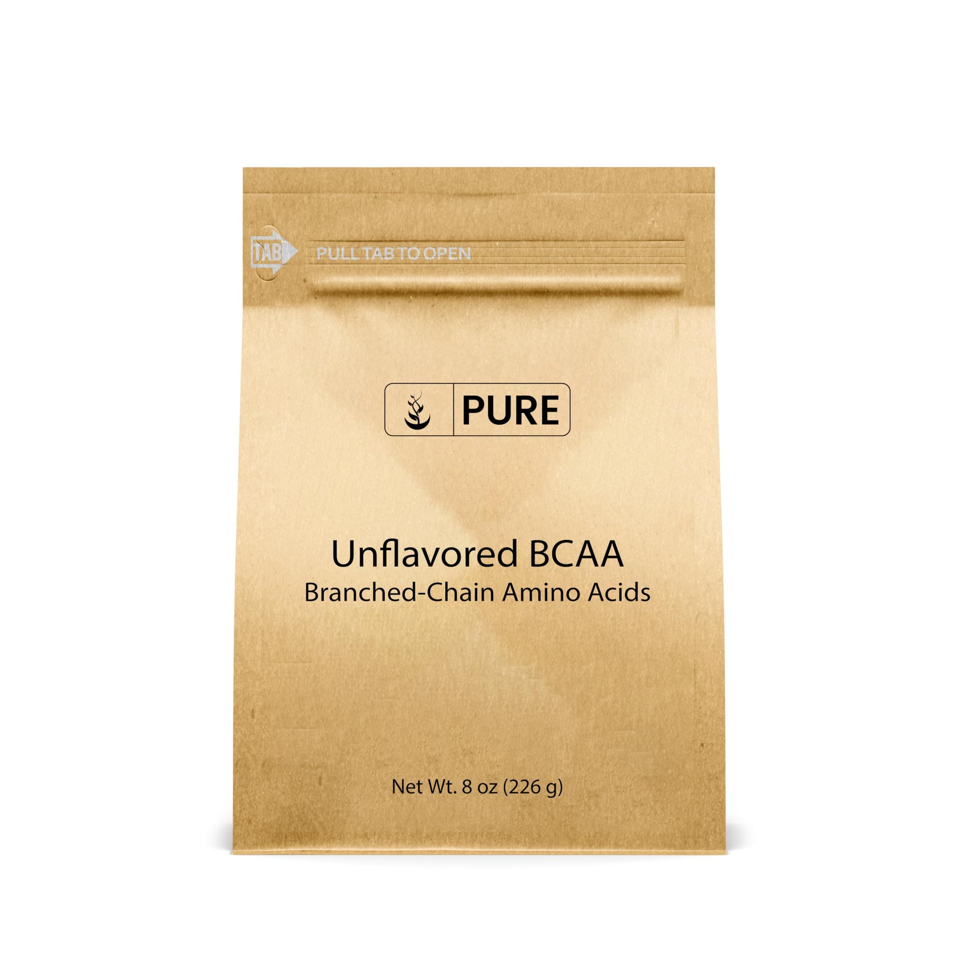 Pure Original Ingredients Unflavored Instantized BCAA Powder, 8 Ounce