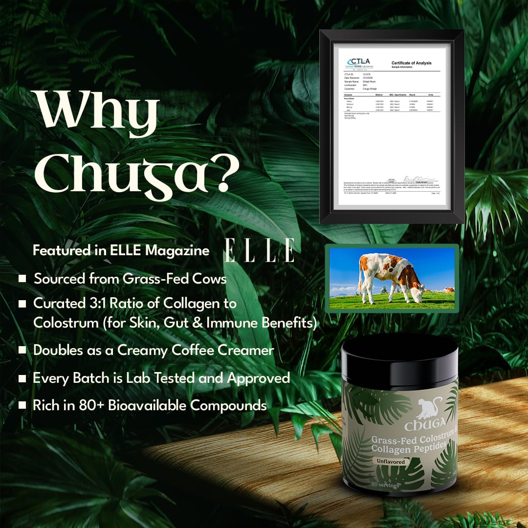 Chuga Shilajit Grass Fed Colostrum Powder 8.47