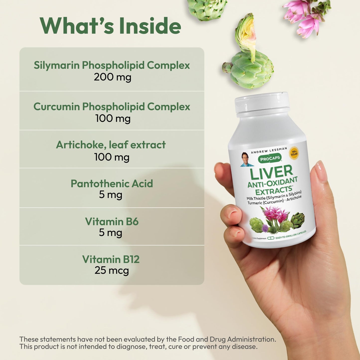 ANDREW LESSMAN Liver Anti-Oxidant Extracts Capsules 30