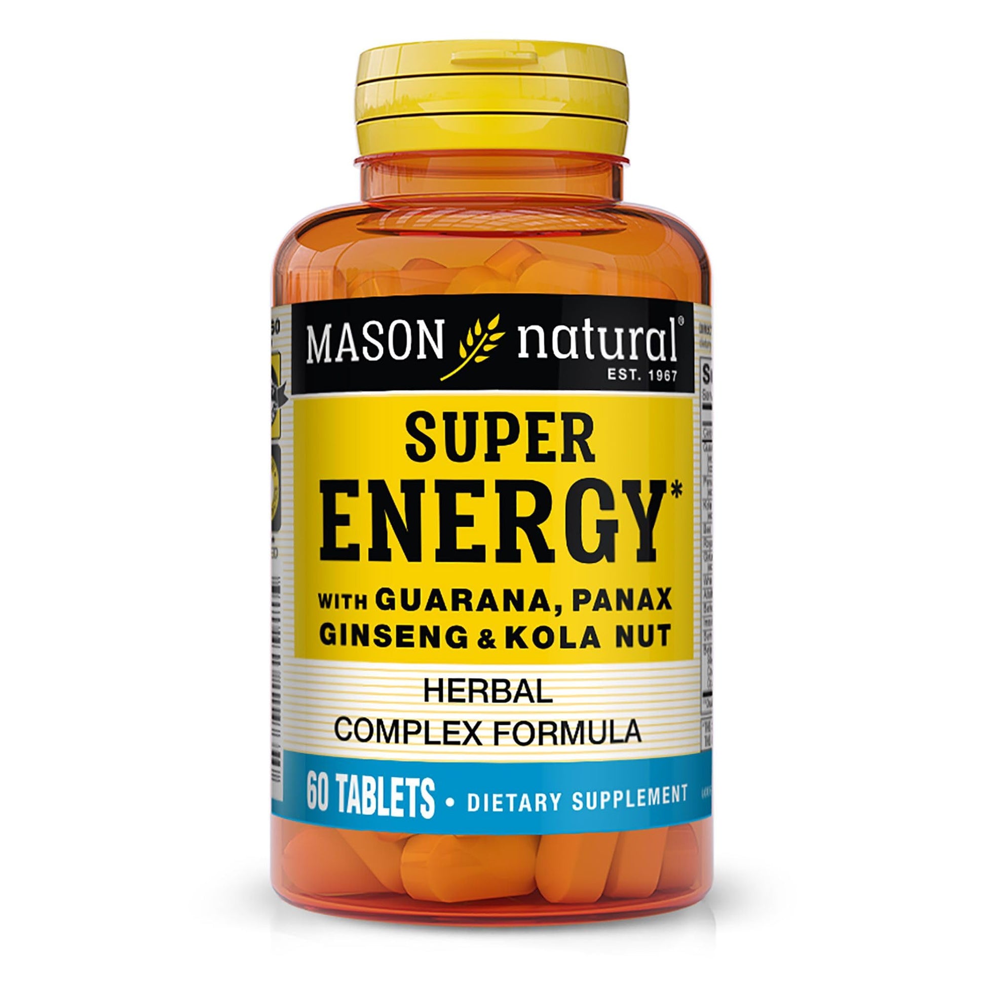 Mason Natural Super Energy Tablets, 60 Tablets