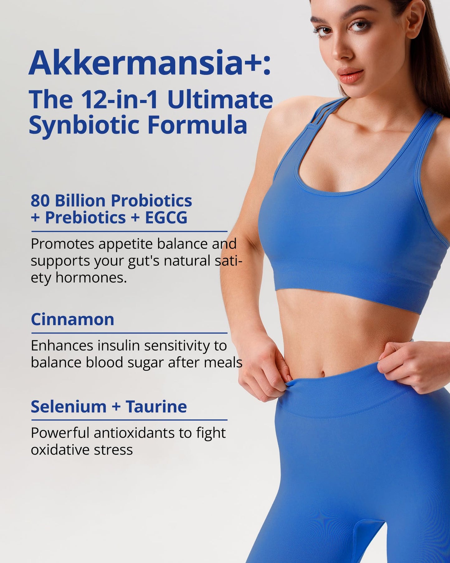 VIVI Youth Akkermansia Muciniphila Probiotic Supplement Capsule, 60 Count