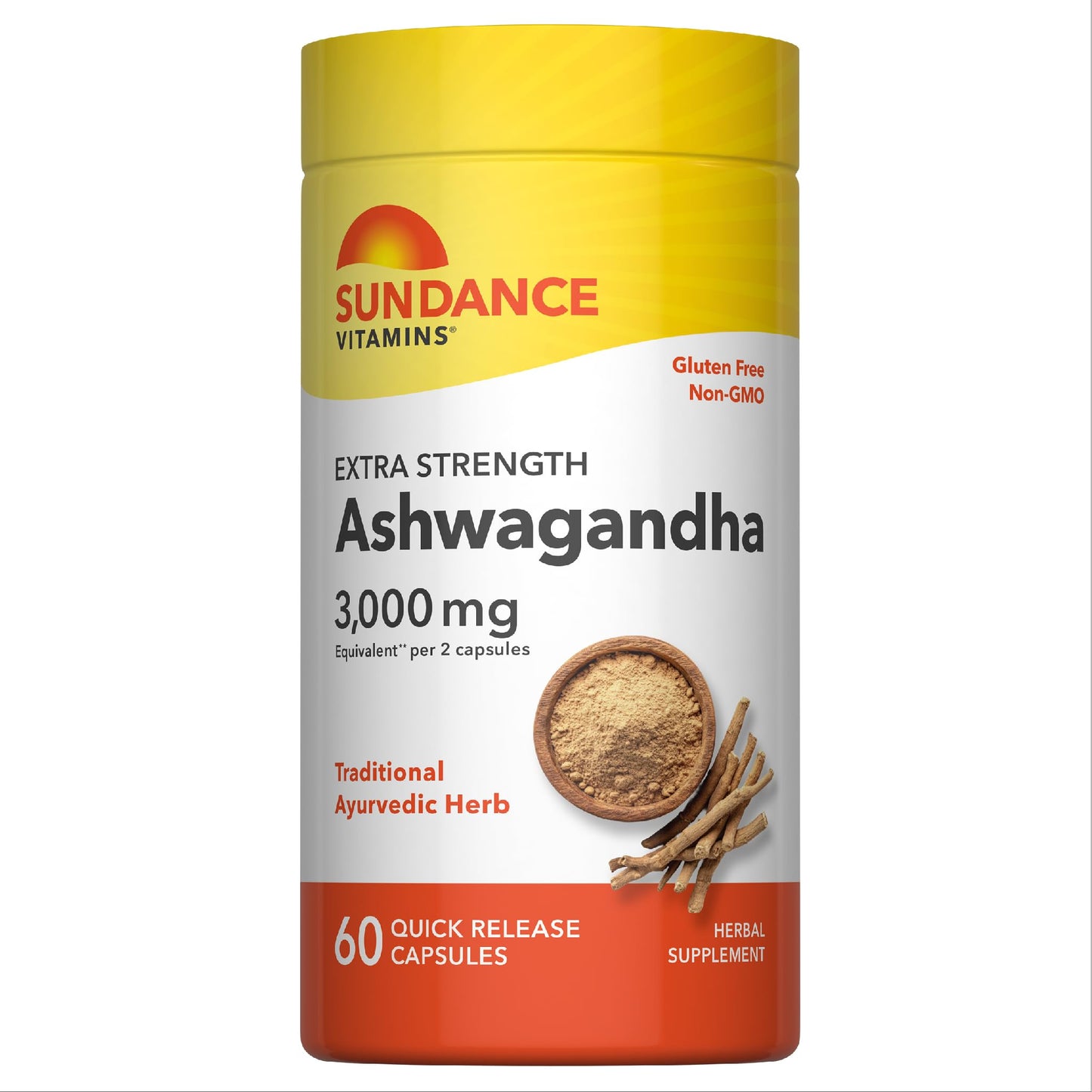 Sundance Ashwagandha Capsules 60 Count