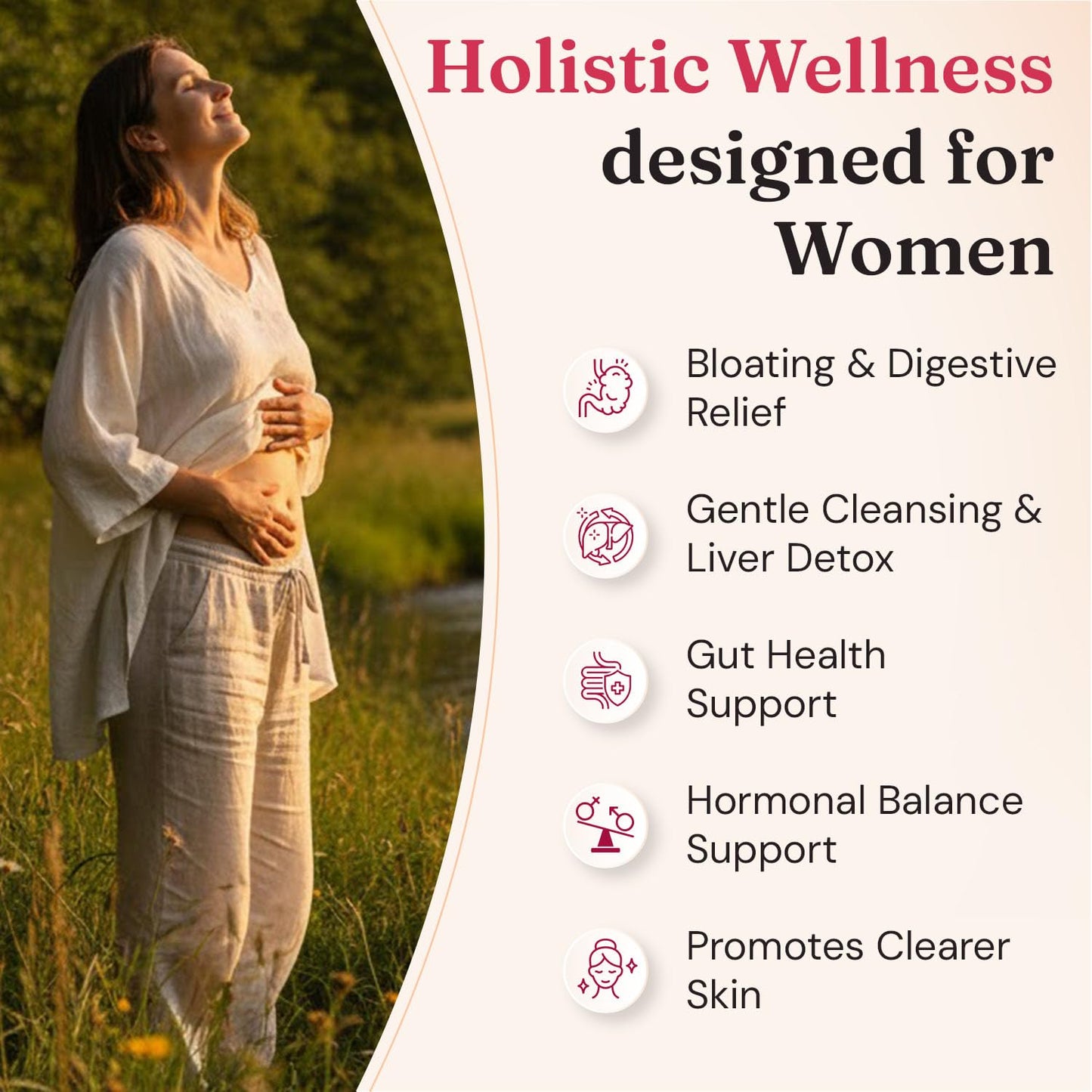 Nourished Natural Health Detox + Debloat - Detox Cleanse and Bloating Relief for Women - Liver & Digestive Support with Milk Thistle, Dandelion, Fennel & Turmeric | Vegan, Gluten-Free, 120 Capsules