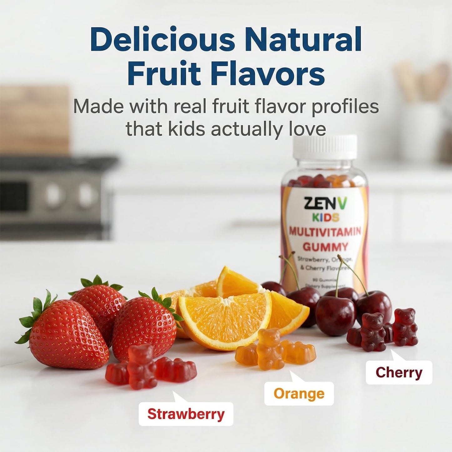 ZENV Kids Multivitamin Gummies 90 Count