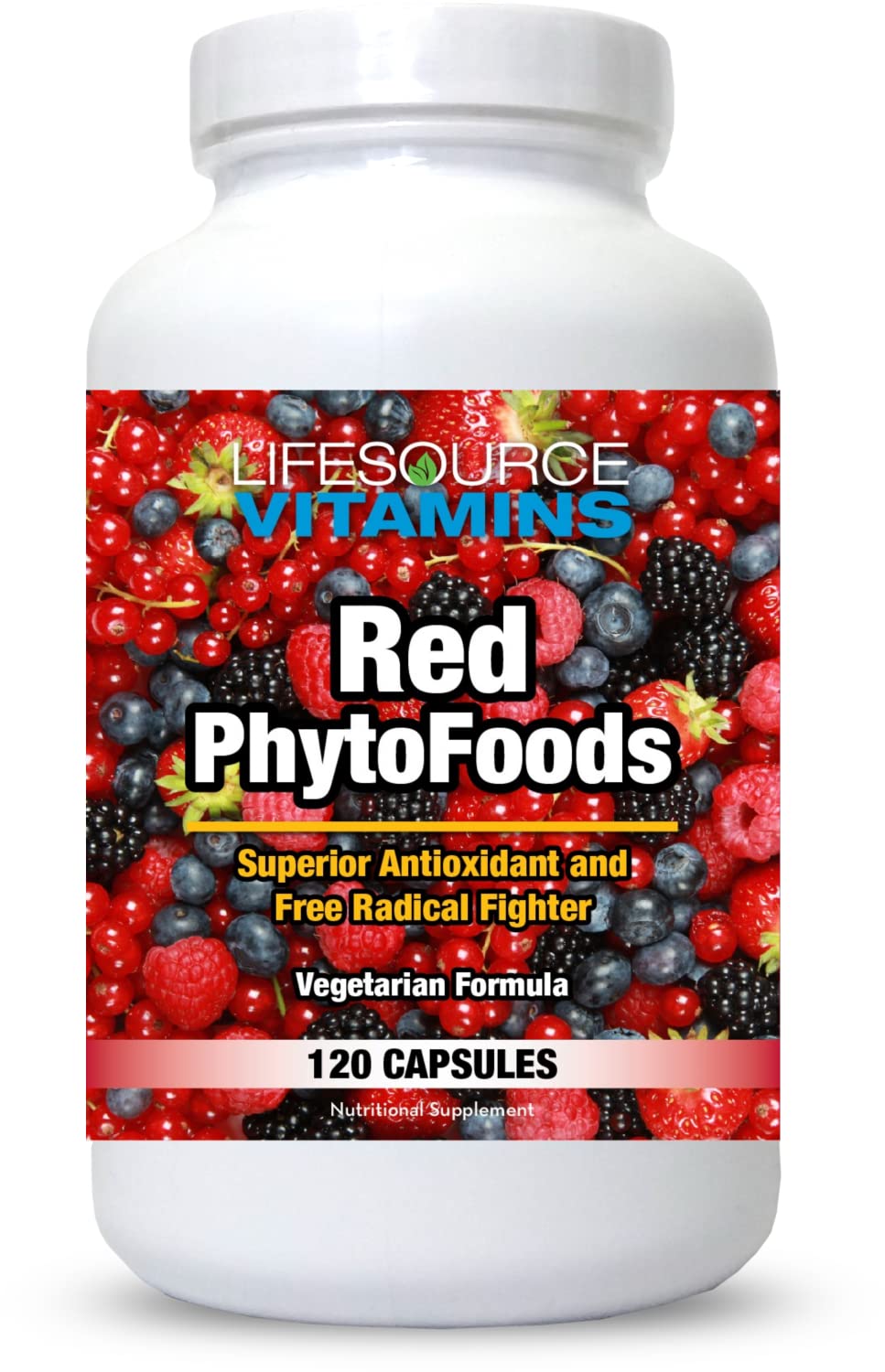 LifeSourceVitamins Red Phyto Foods Capsule 120 Count