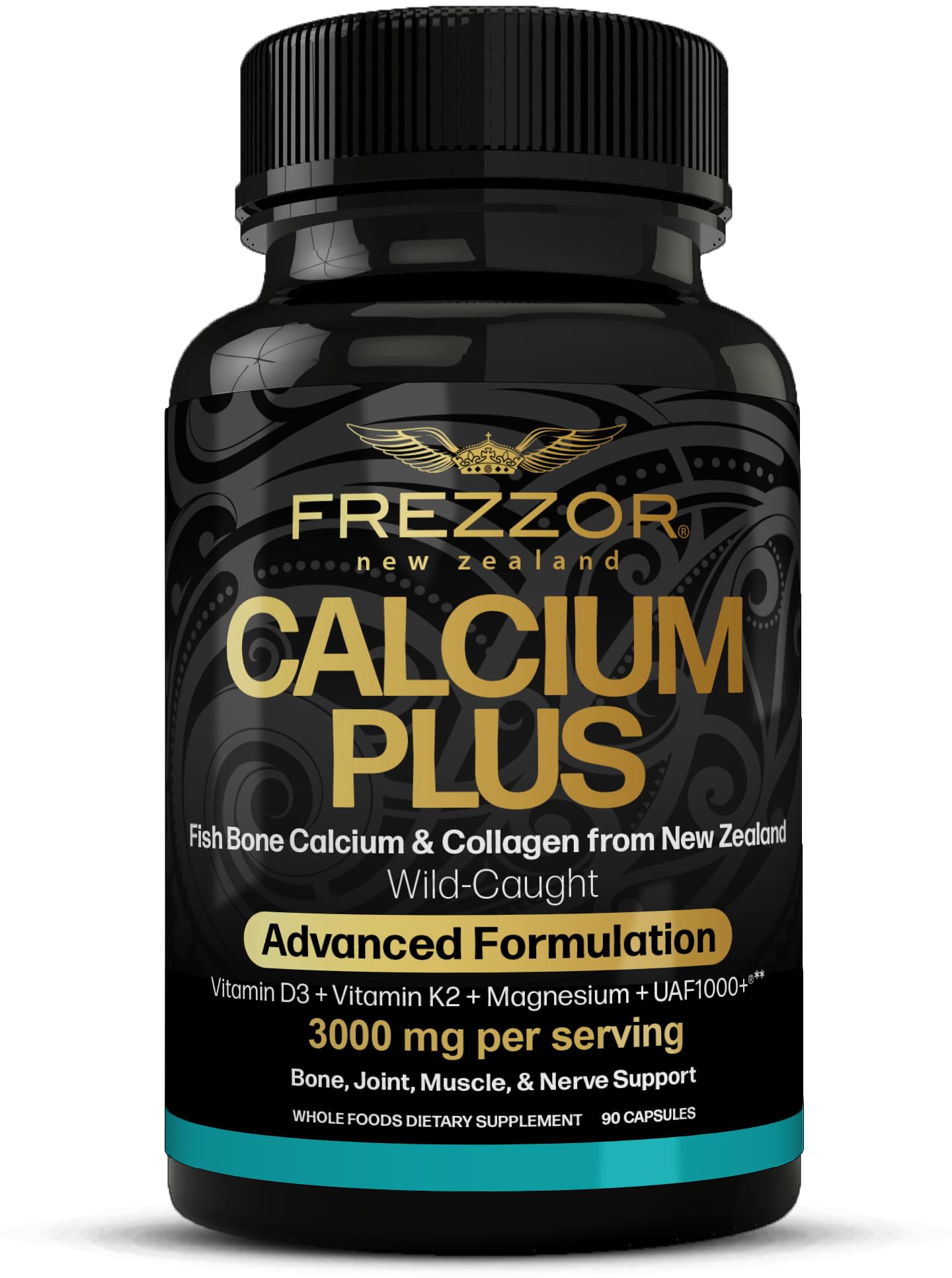 FREZZOR Calcium Plus with UAF1000+ Capsules, 90 Capsules