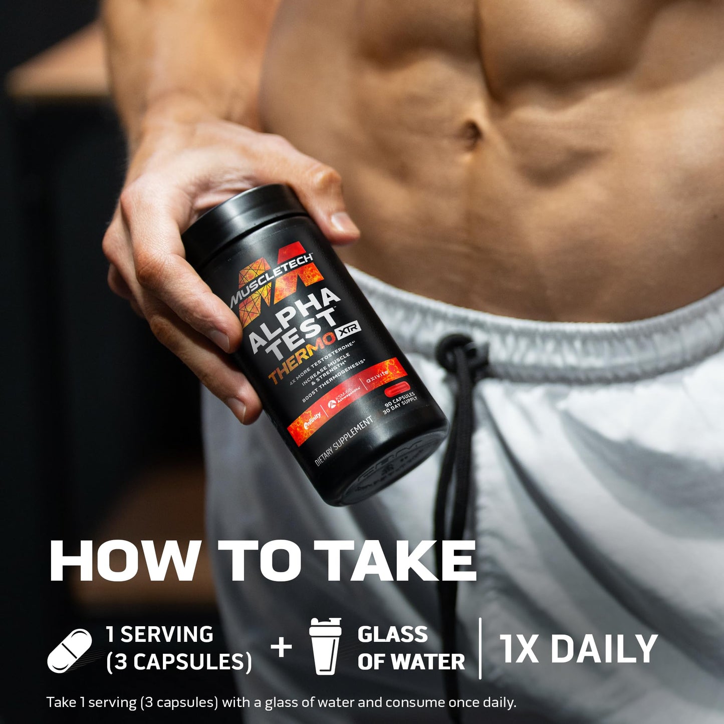 MuscleTech AlphaTest Thermo XTR Capsule 90 Count