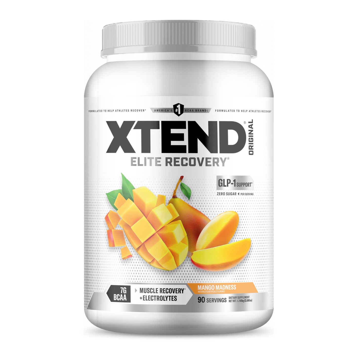 Xtend Original BCAA Powder Mango Madness, 90 Servings