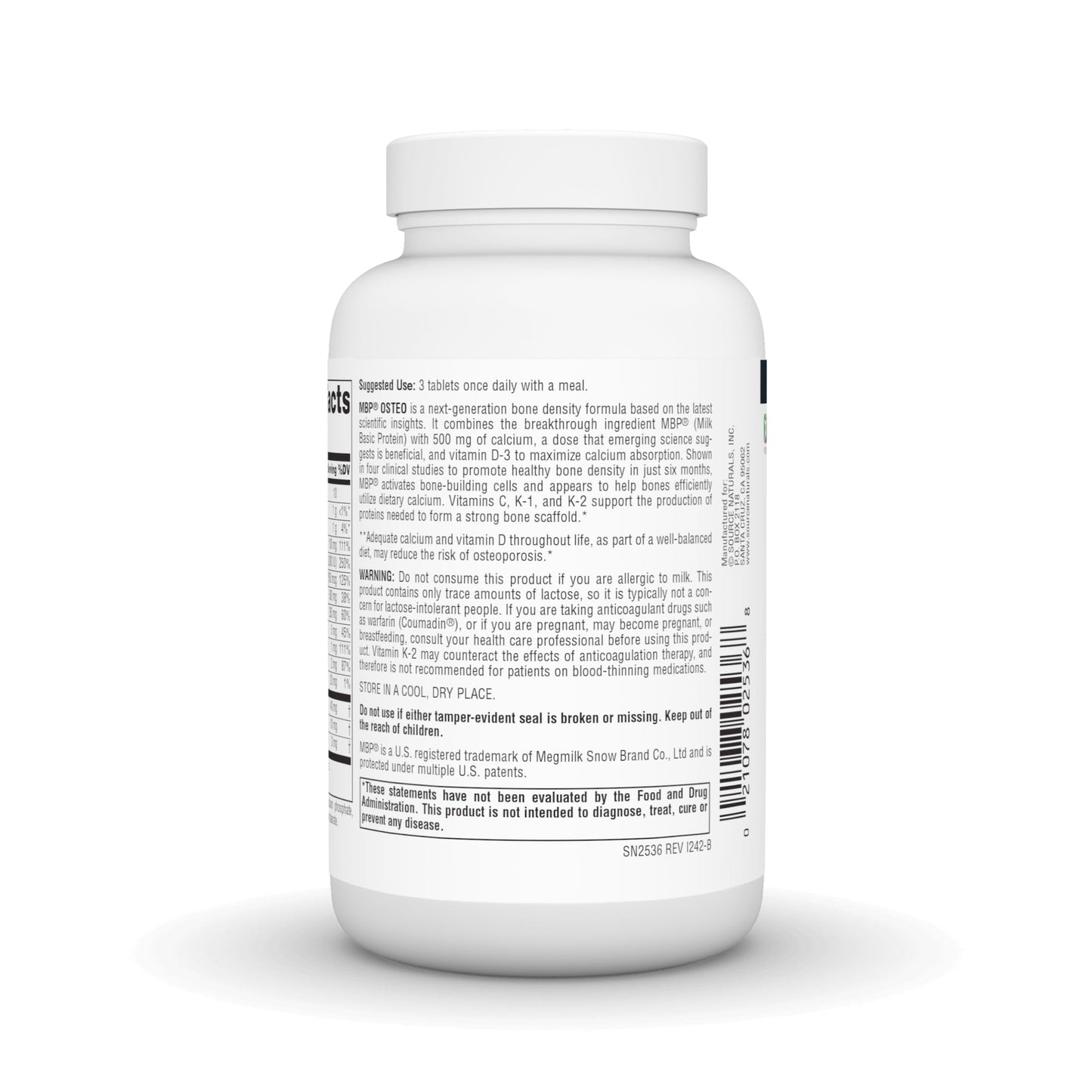 Source Naturals MBP Osteo with Calcium Tablet, 90 Tablets