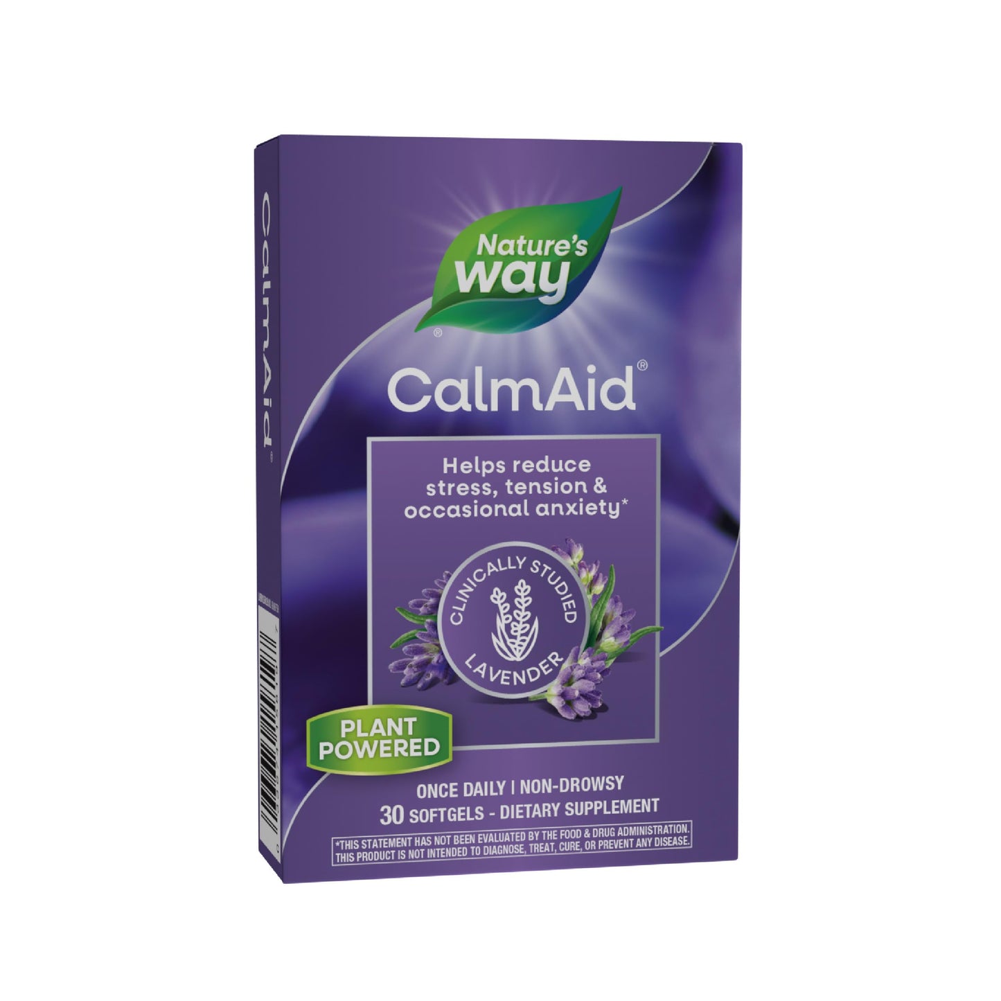 Nature's Way CalmAid Lavender Oil Softgels, 30 Count