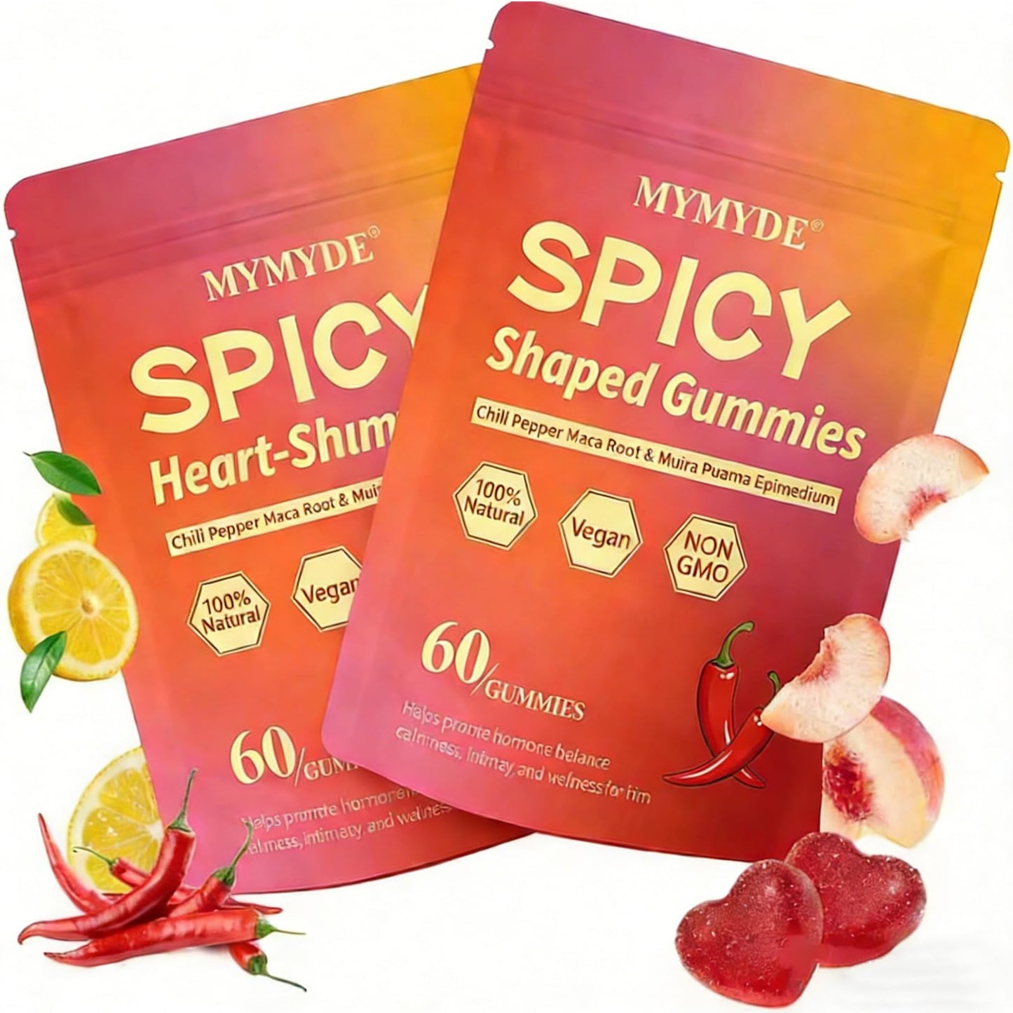 MYMYDE Spicy Square Gummy, 1 Count