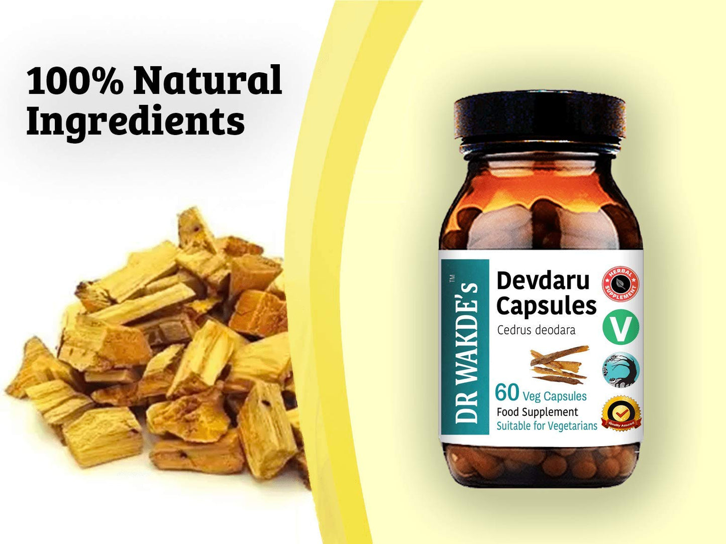 DR WAKDE'S Devdaru Capsules 60 Veg Caps