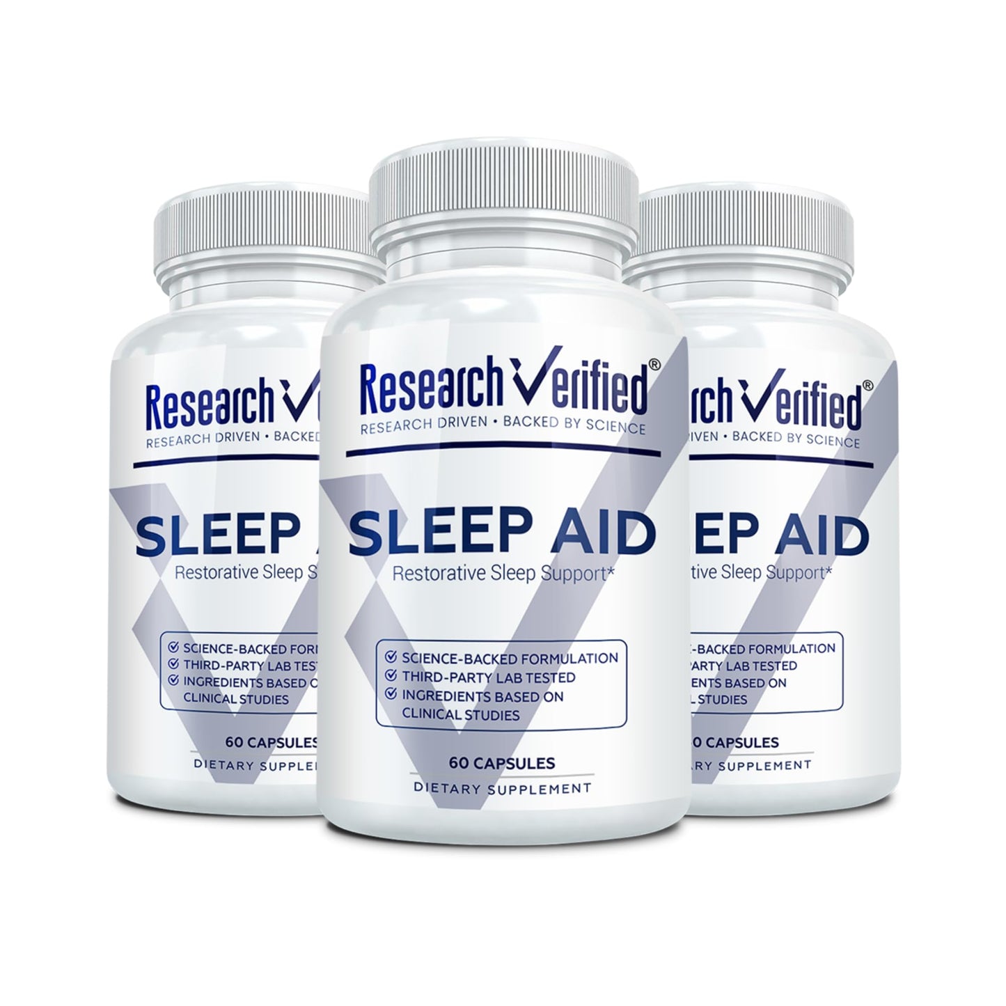 Research Verified Sleep – Melatonin, Chamomile, Valerian, L-Ornithine – Capsule – 180 Capsules