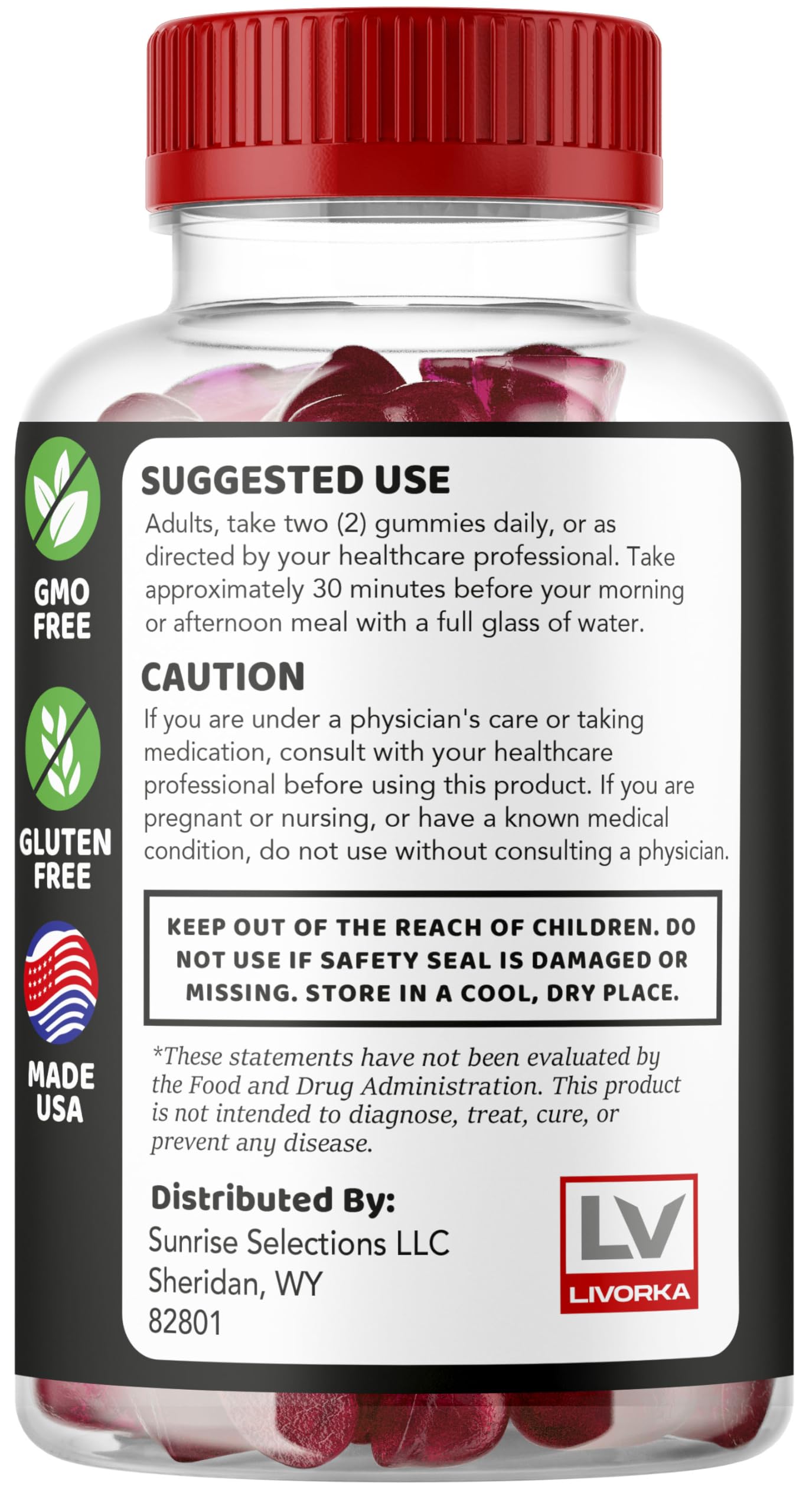 LIVORKA Triton Maxx Gummies 300 Gummies