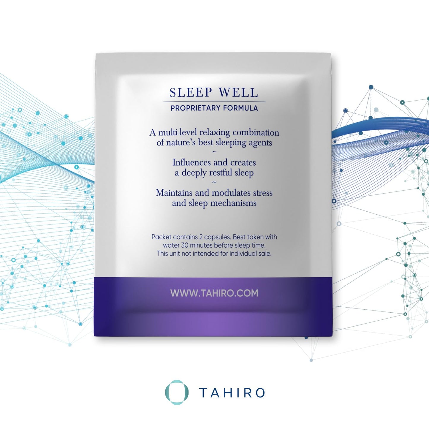 TAHIRO Sleep Well Supplement with Kava and Valerian Capsules, 56 Count